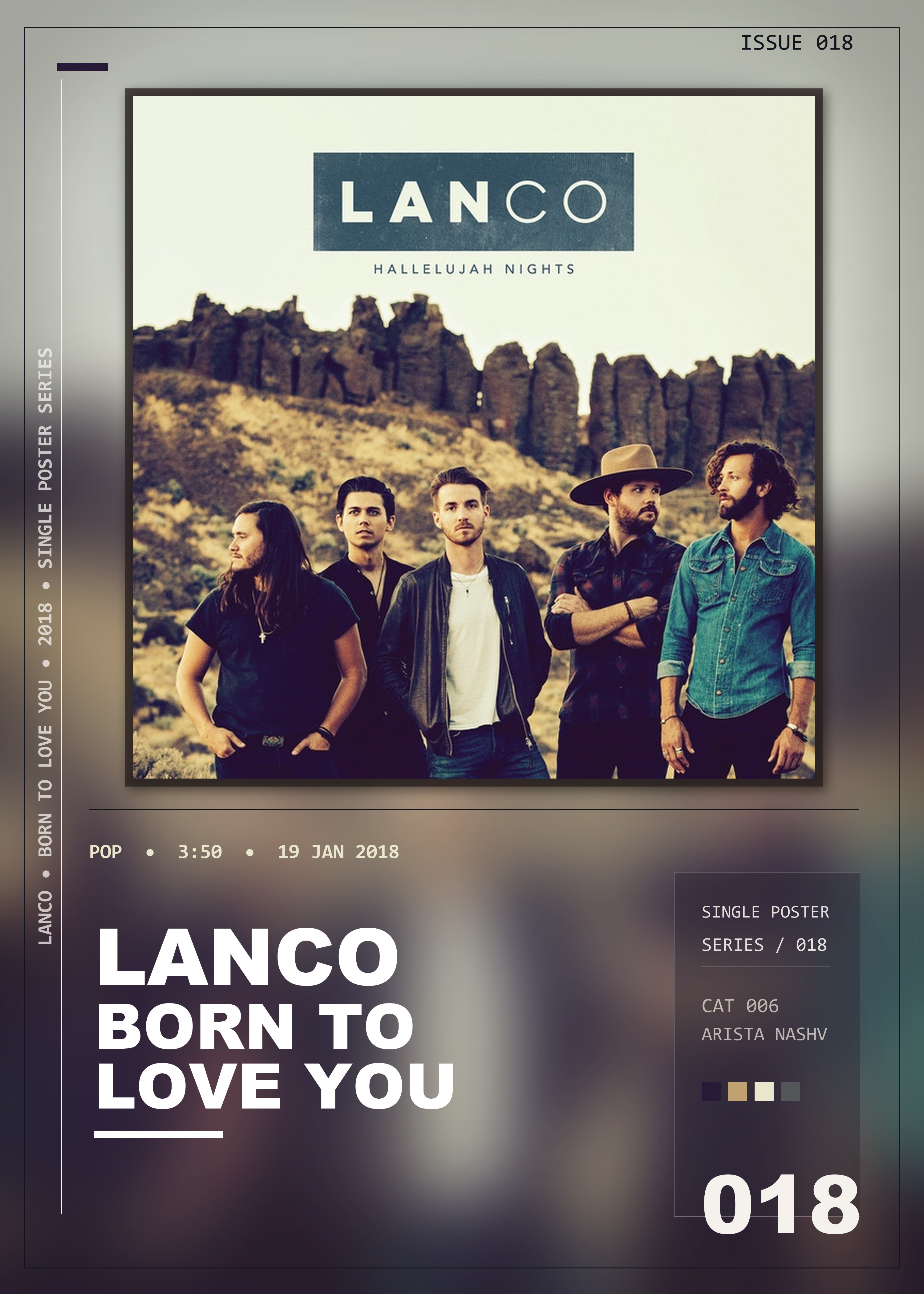 Music poster: LANCO - Born to Love You