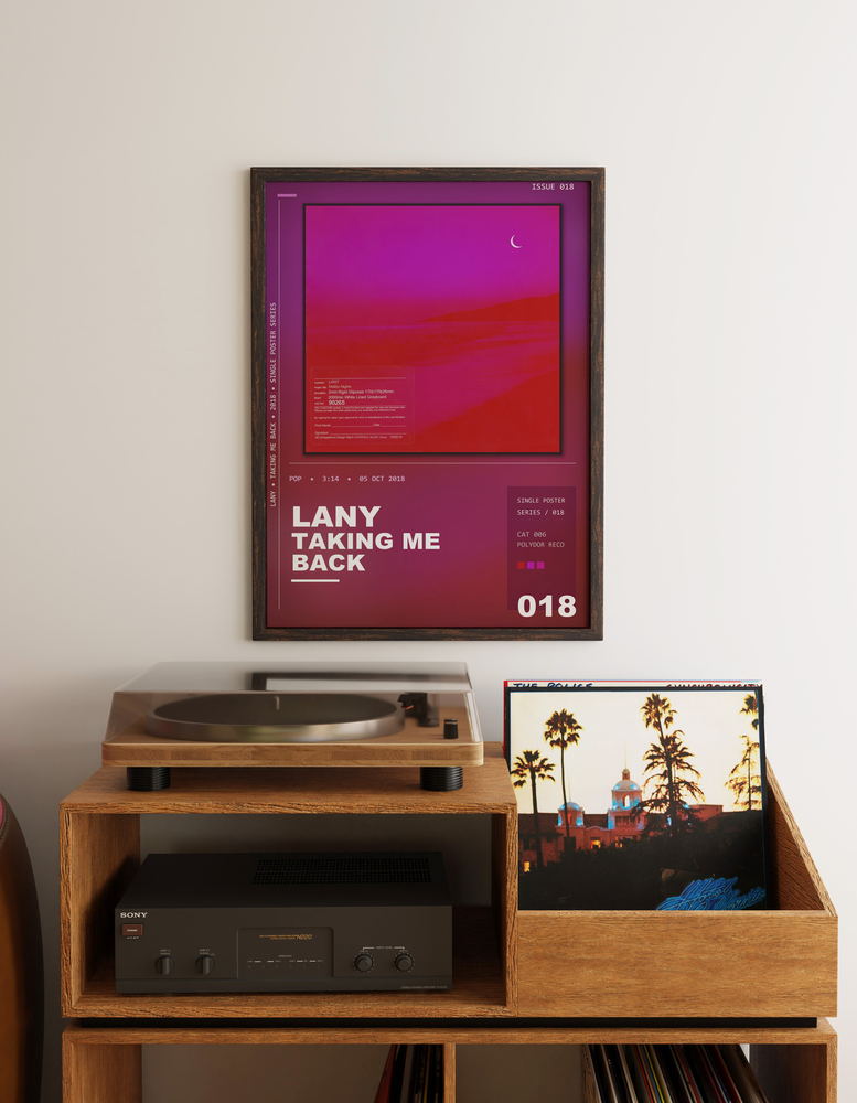 Music poster: LANY - Taking Me Back
