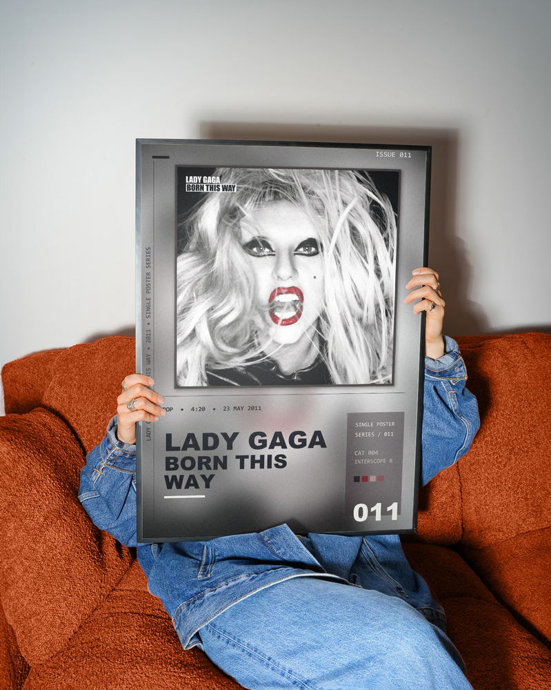 Music poster: Lady Gaga - Born This Way