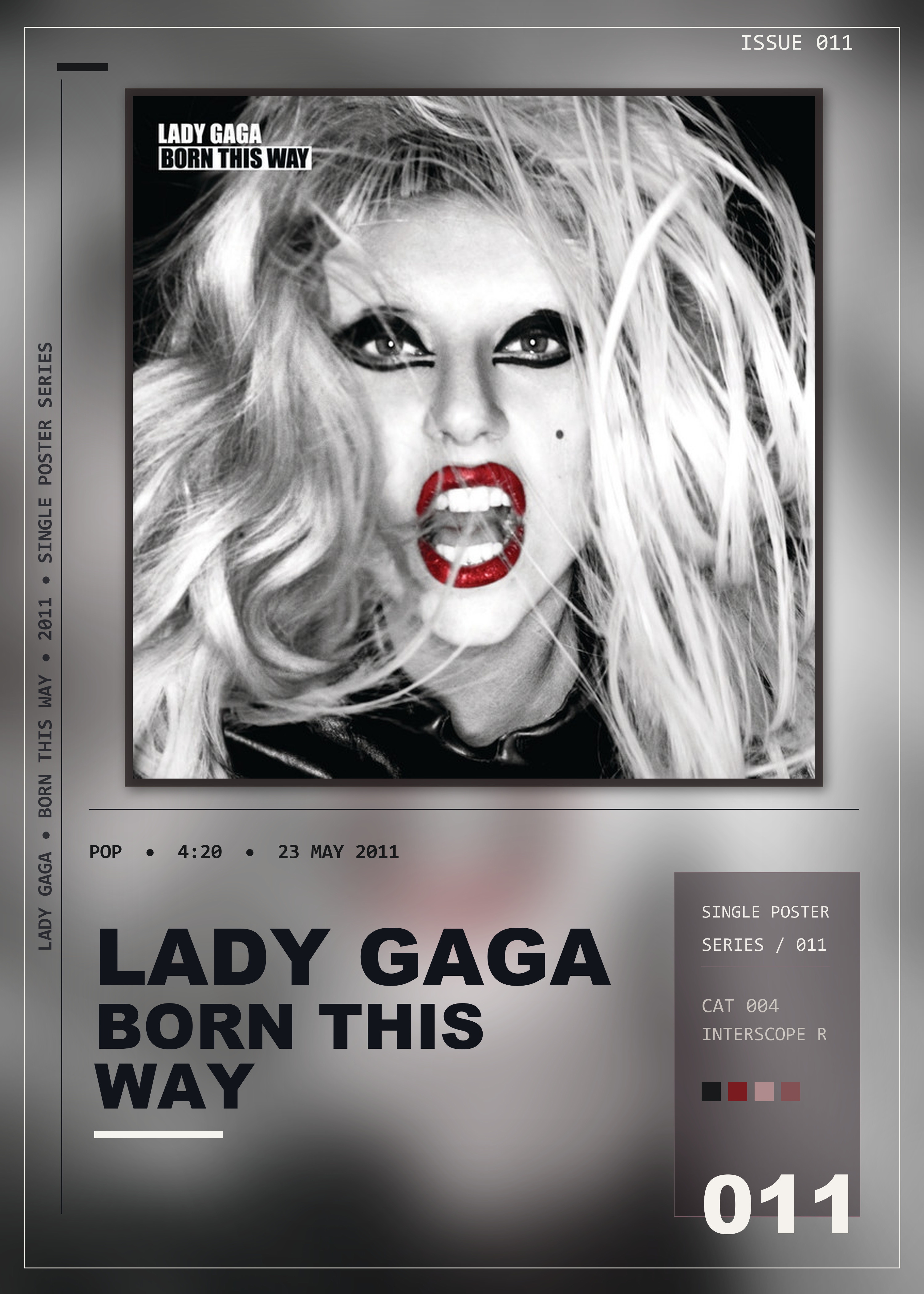 Music poster: Lady Gaga - Born This Way