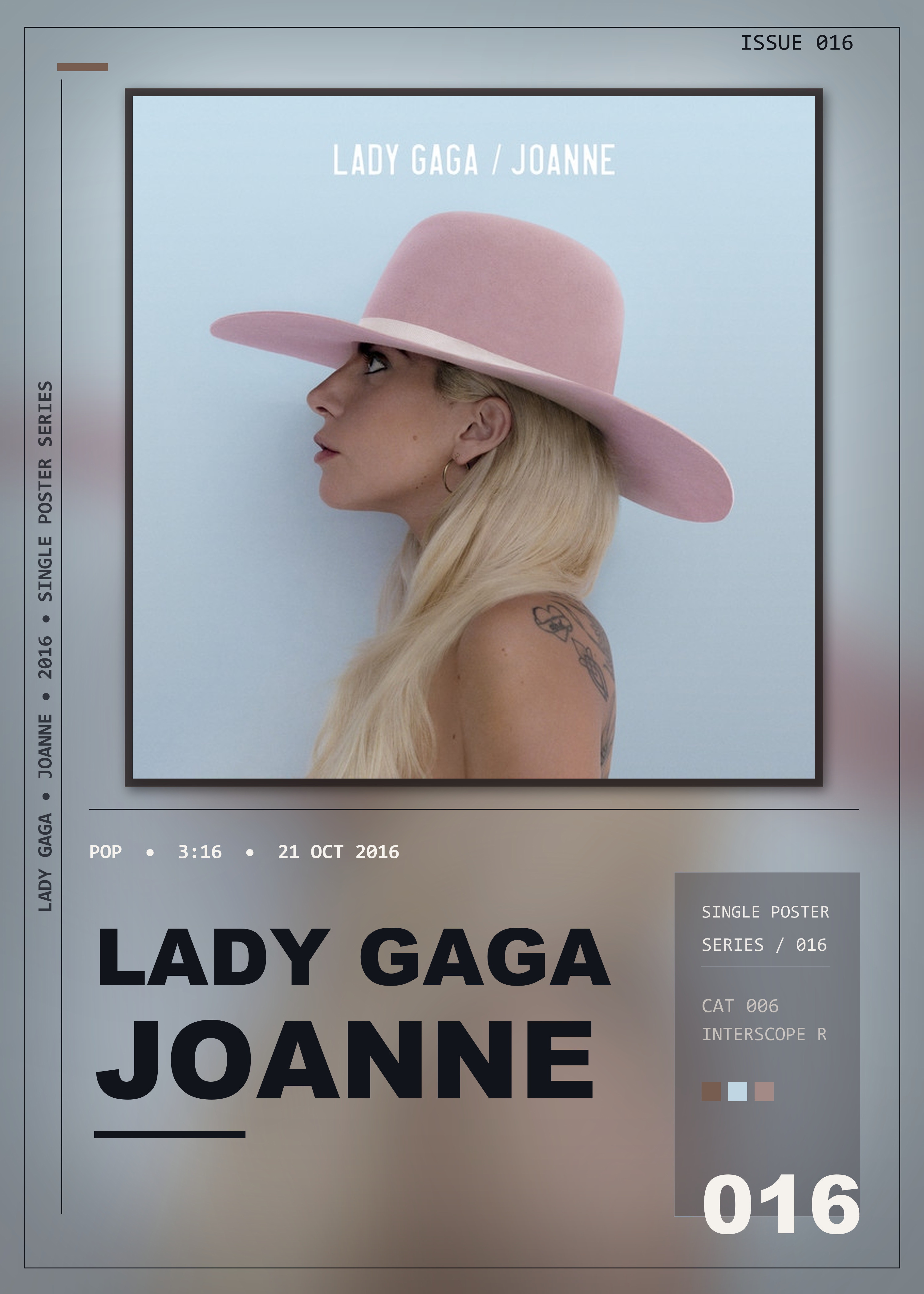 Music poster: Lady Gaga - Joanne
