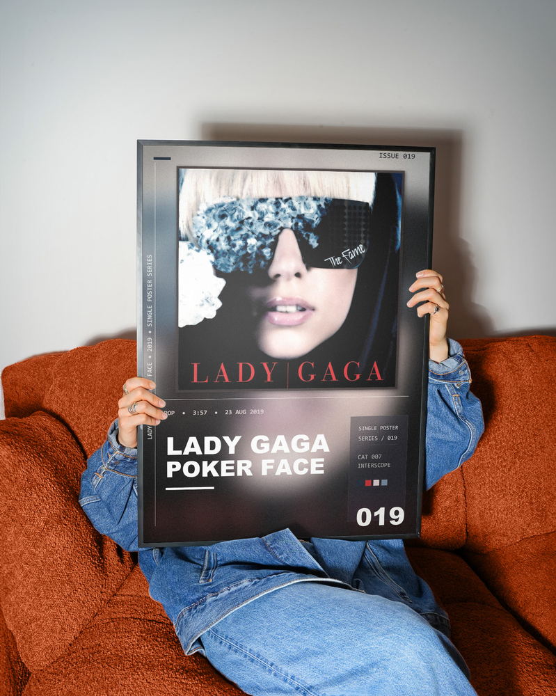 Music poster: Lady Gaga - Poker Face