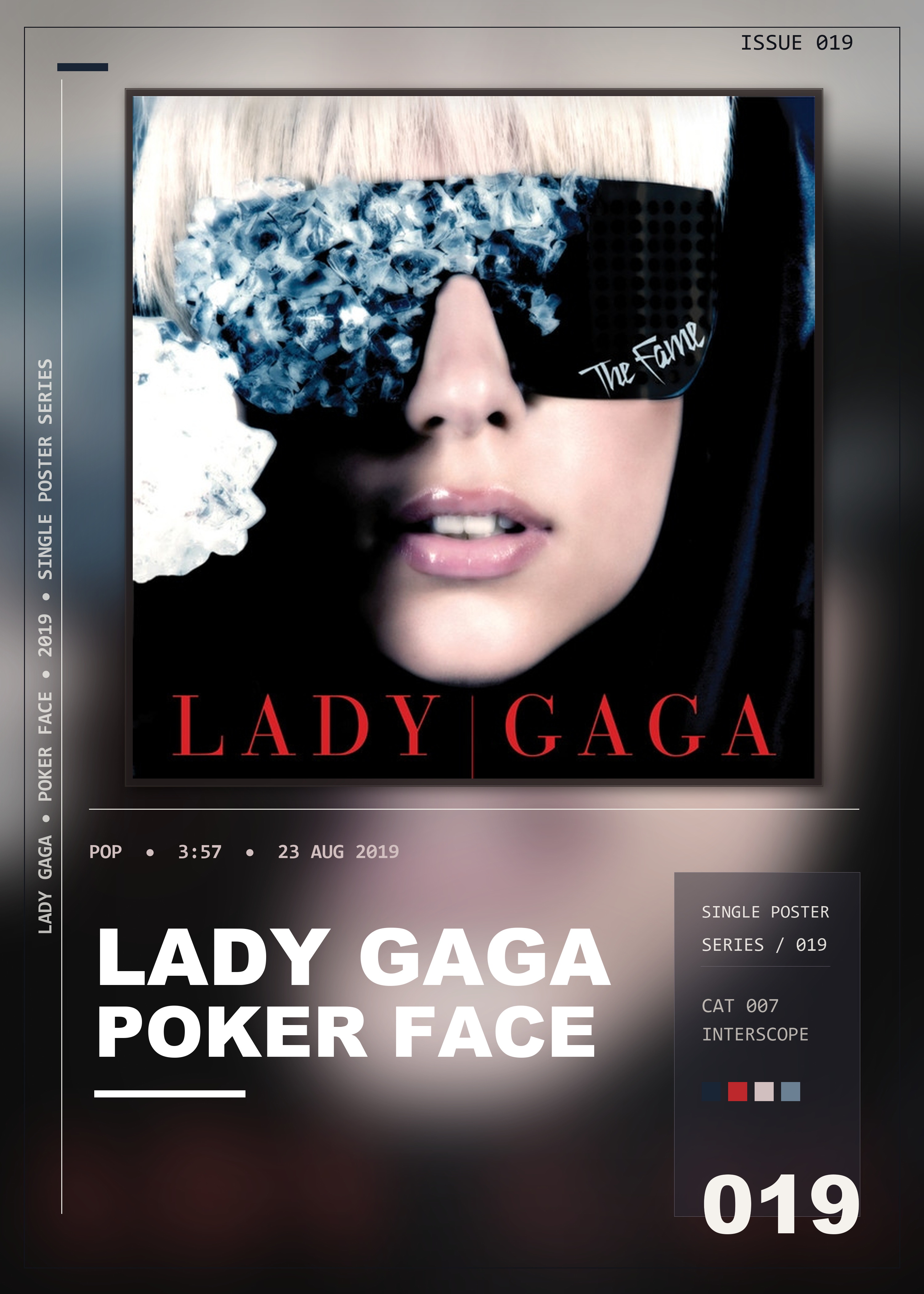 Music poster: Lady Gaga - Poker Face