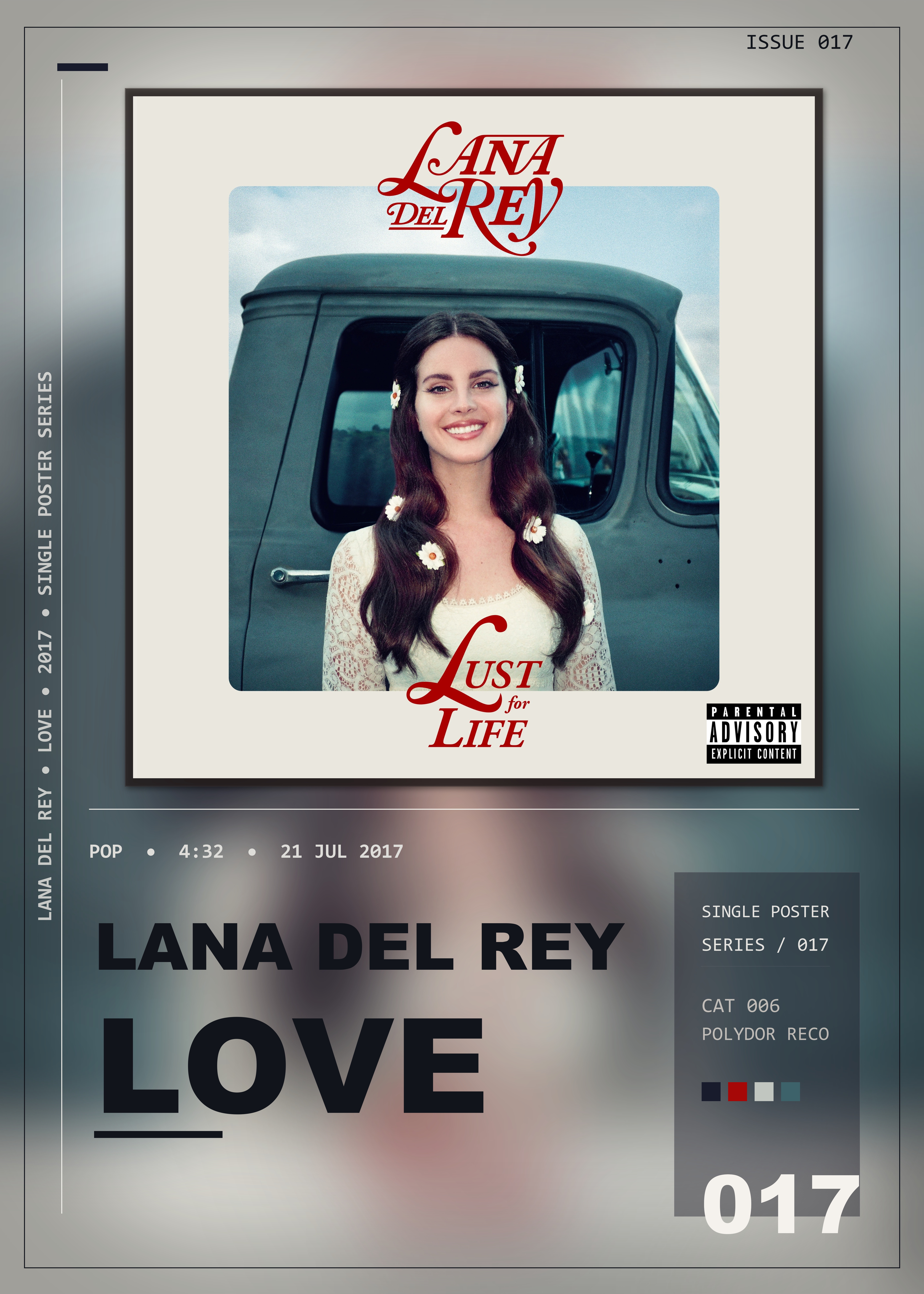 Music poster: Lana Del Rey - Love