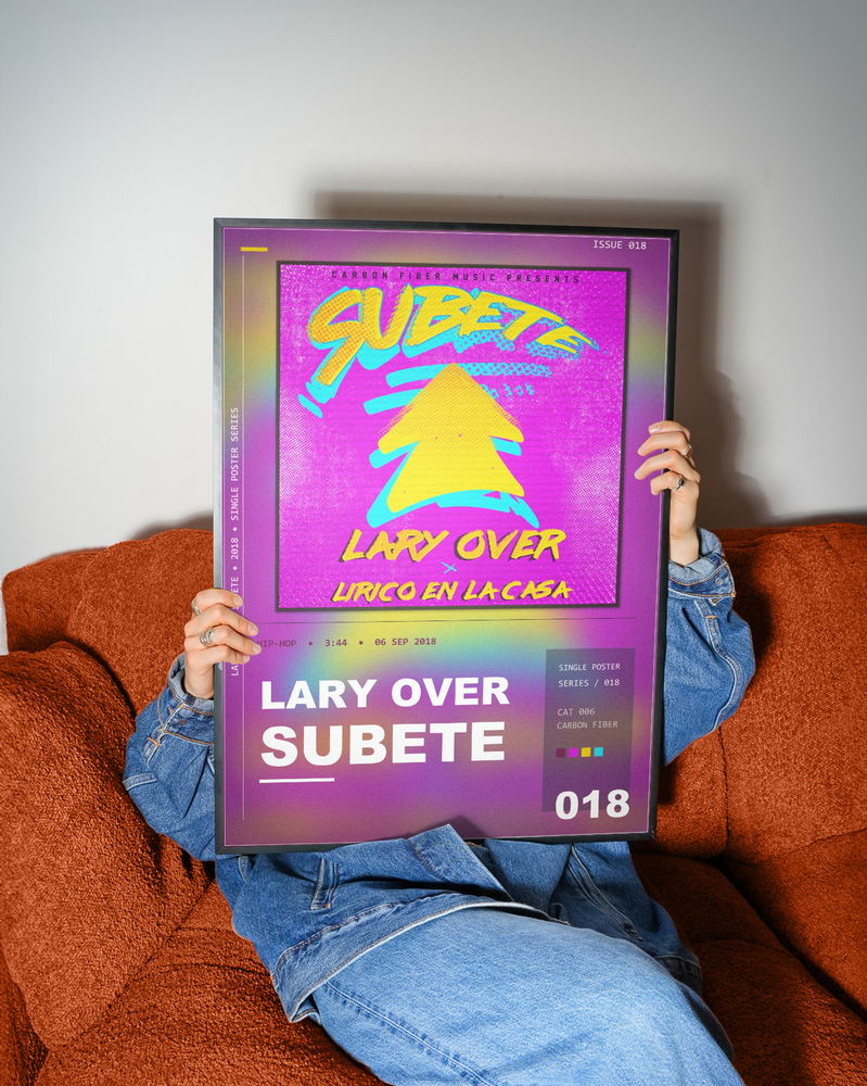 Music poster: Lary Over - Subete