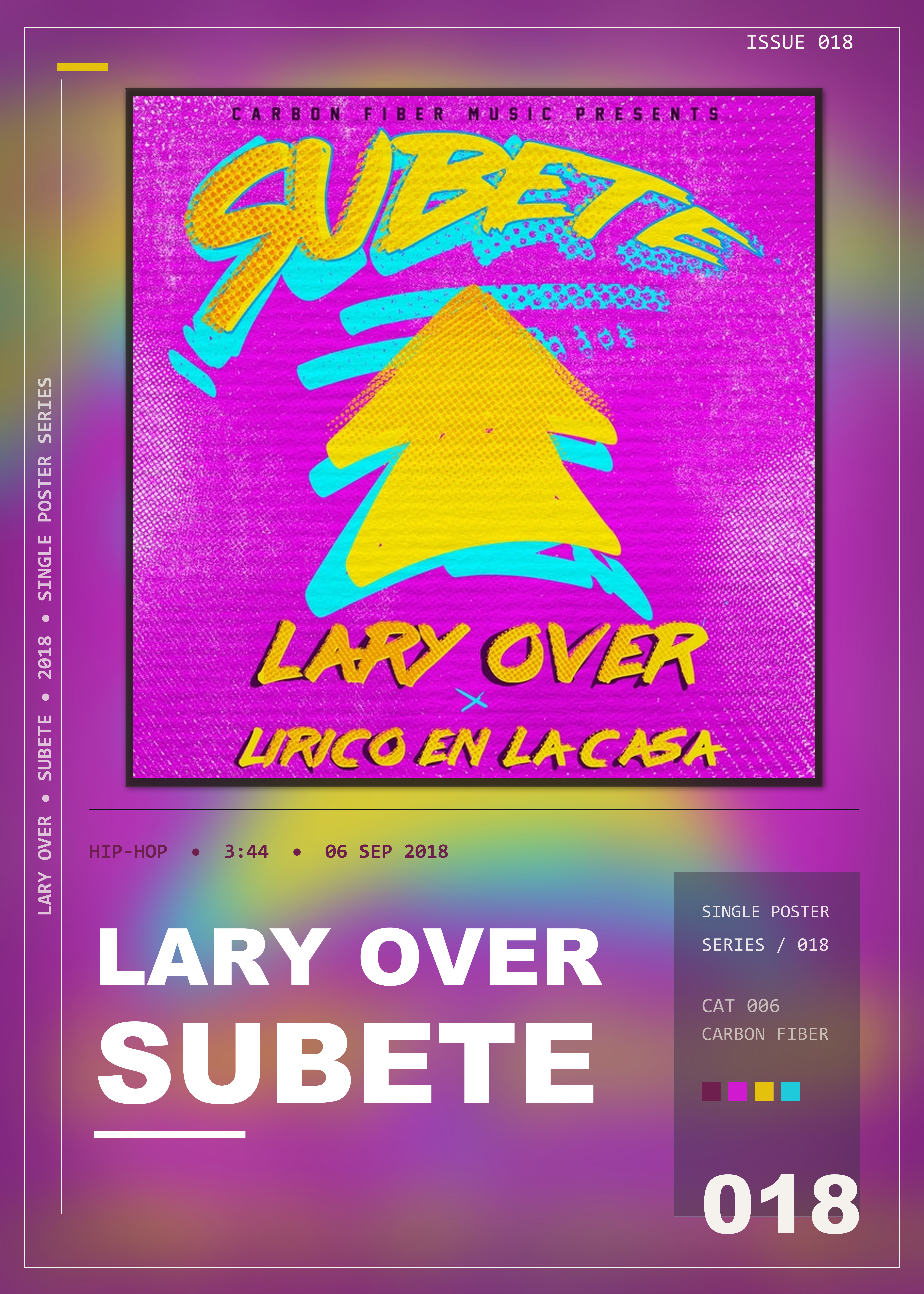 Music poster: Lary Over - Subete