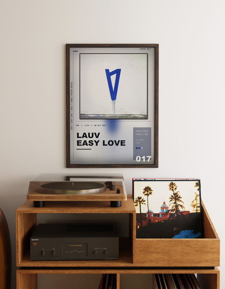 Music poster: Lauv - Easy Love