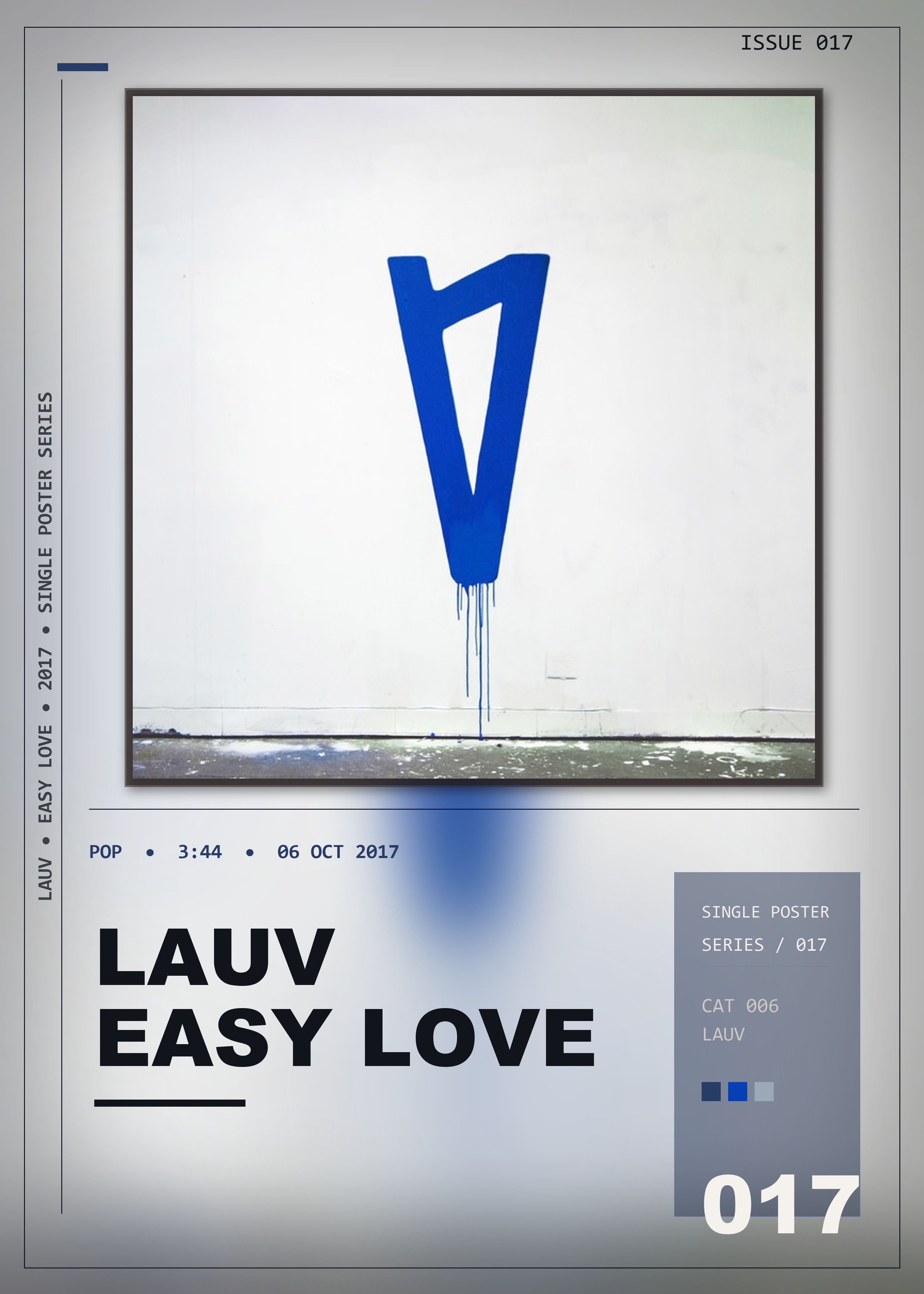 Music poster: Lauv - Easy Love