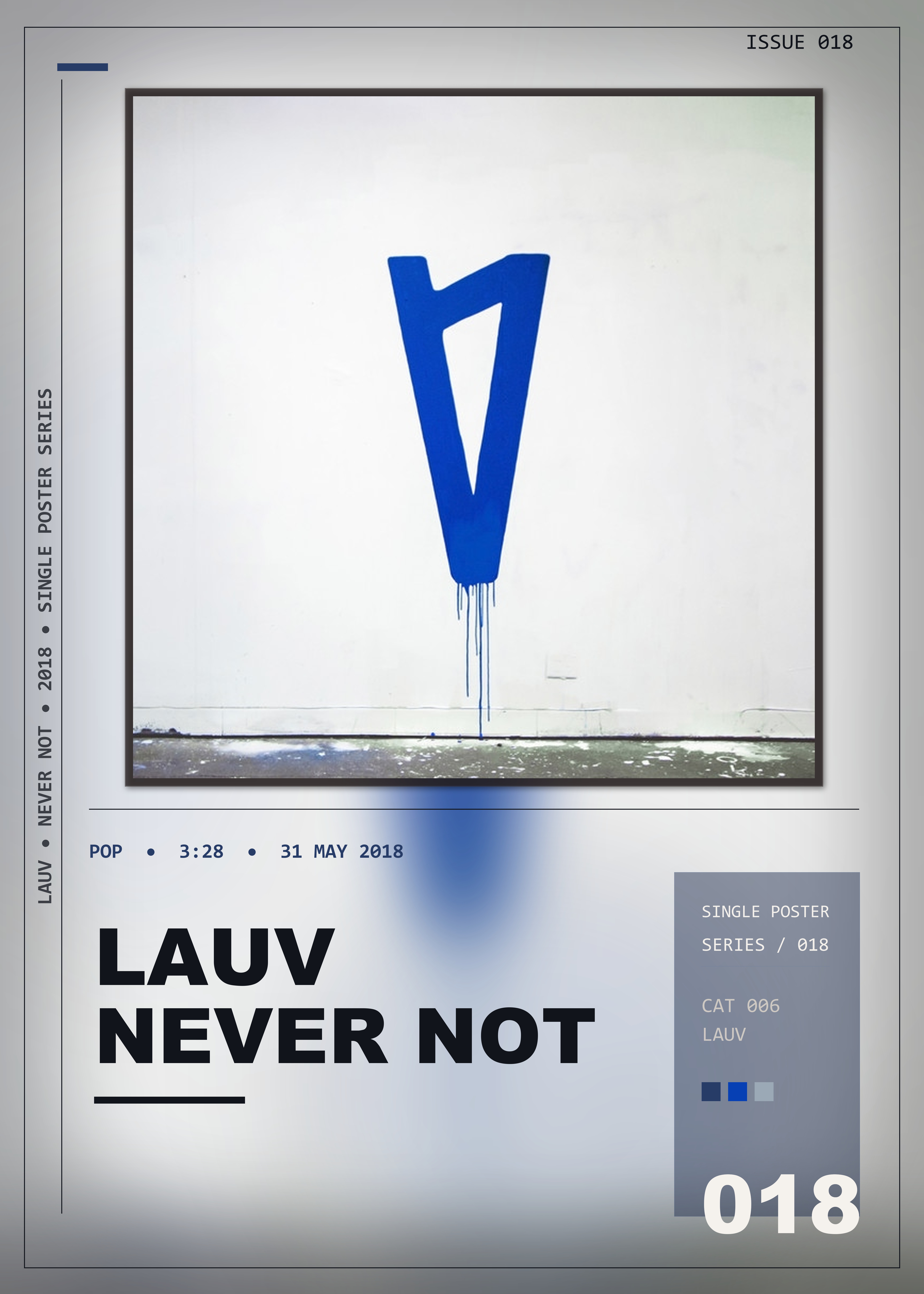 Music poster: Lauv - Never Not