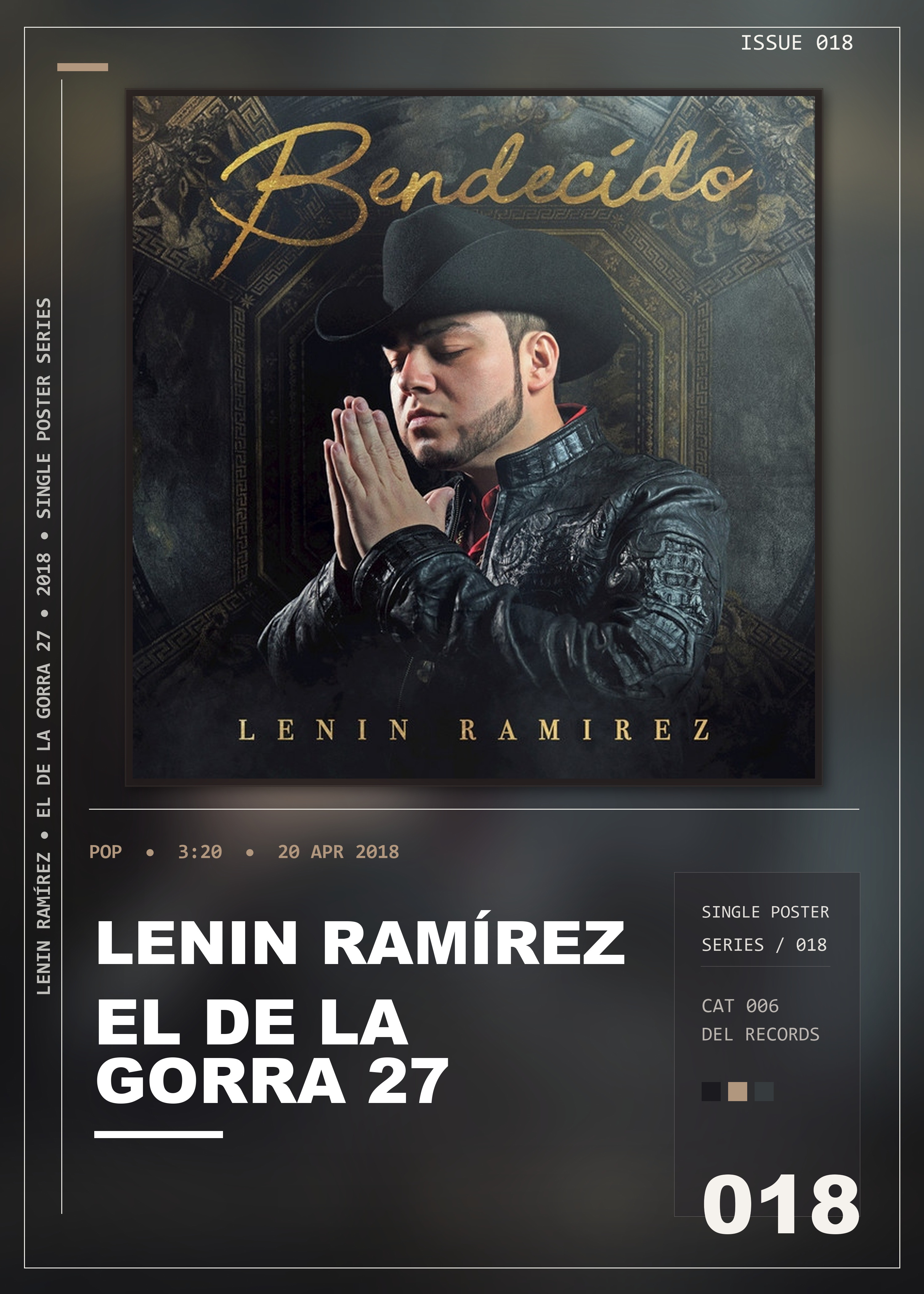 Music poster: Lenin Ramírez - El de la Gorra 27