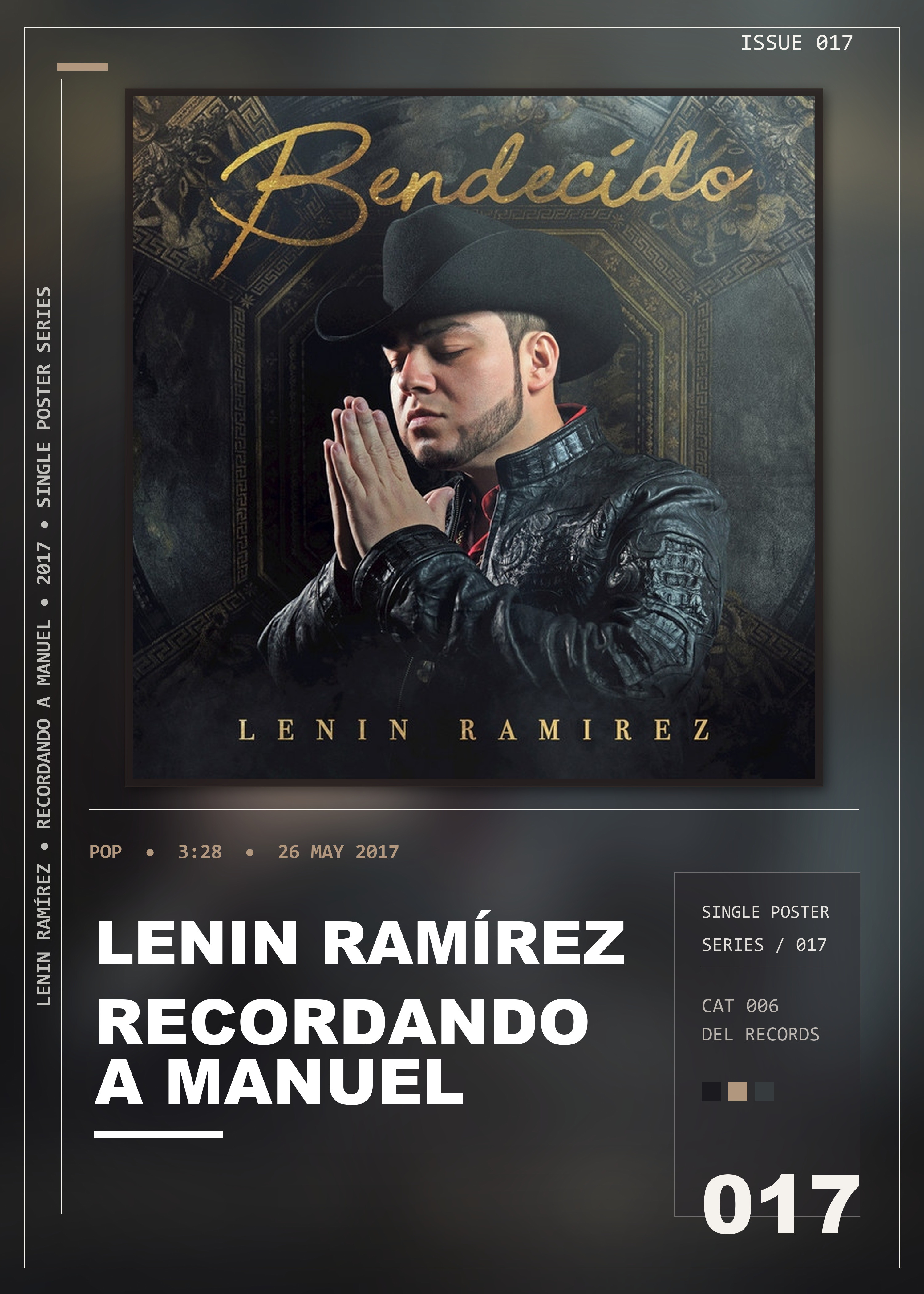 Music poster: Lenin Ramírez - Recordando a Manuel
