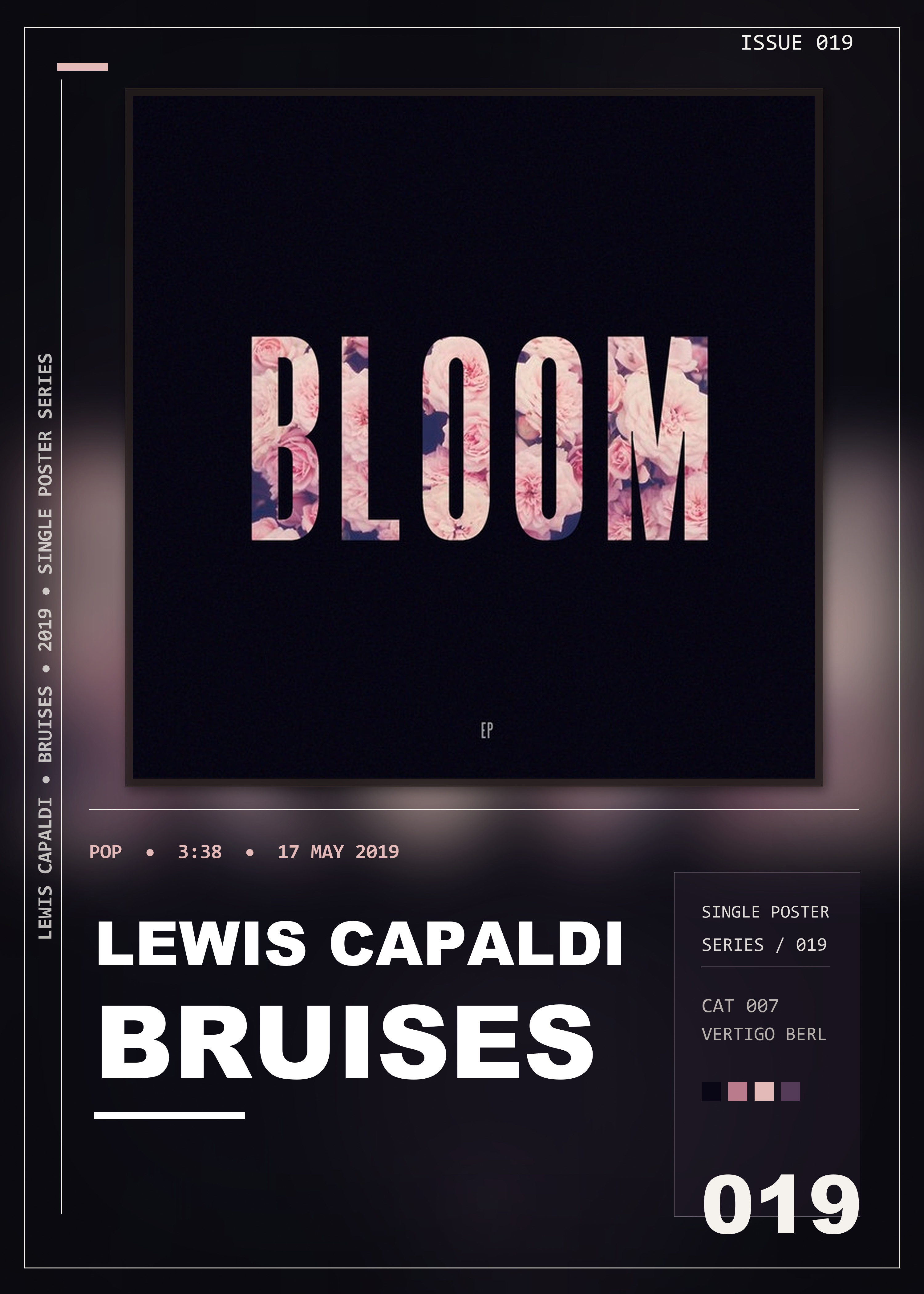 Music poster: Lewis Capaldi - Bruises