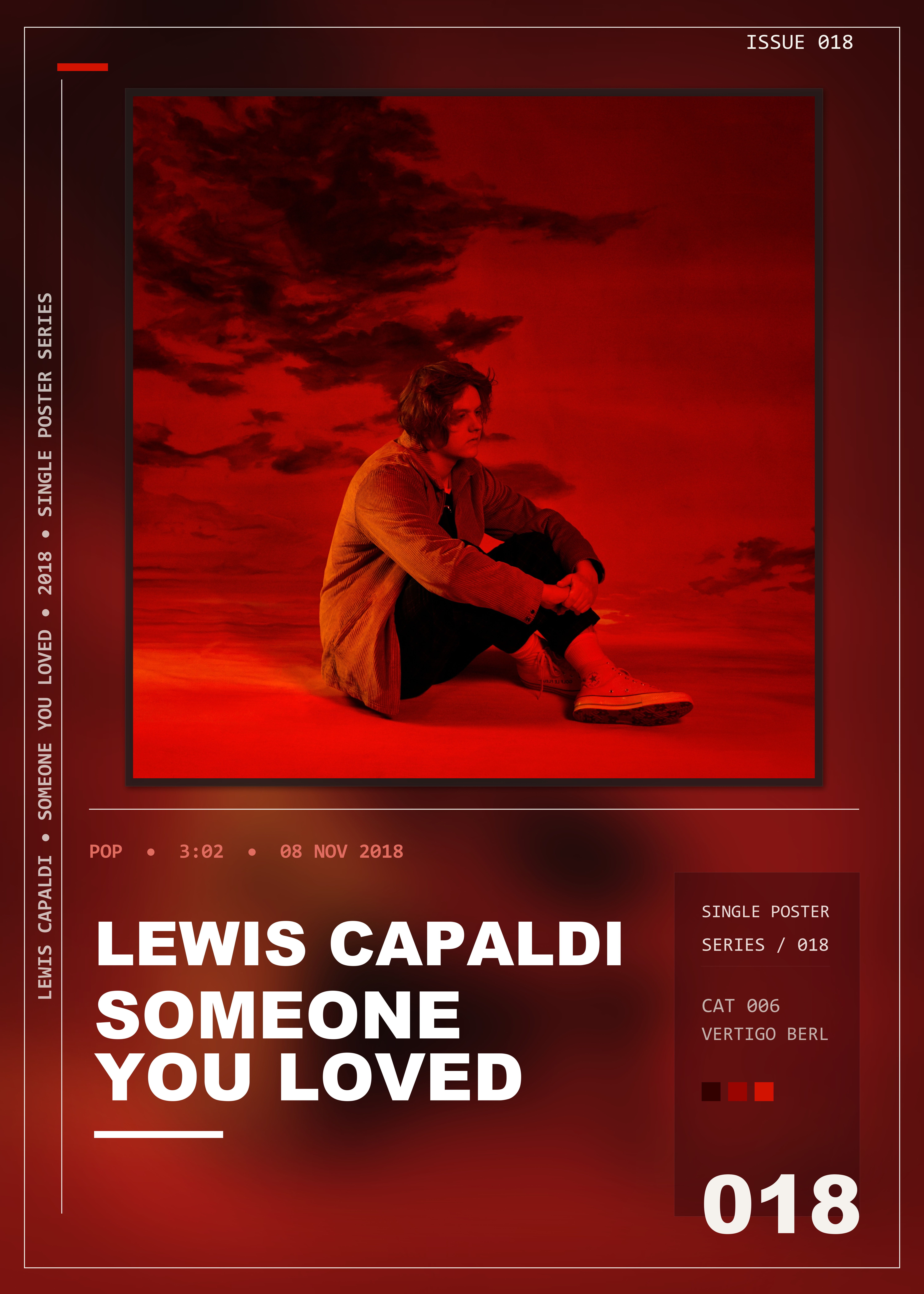 Music poster: Lewis Capaldi - Someone You Loved