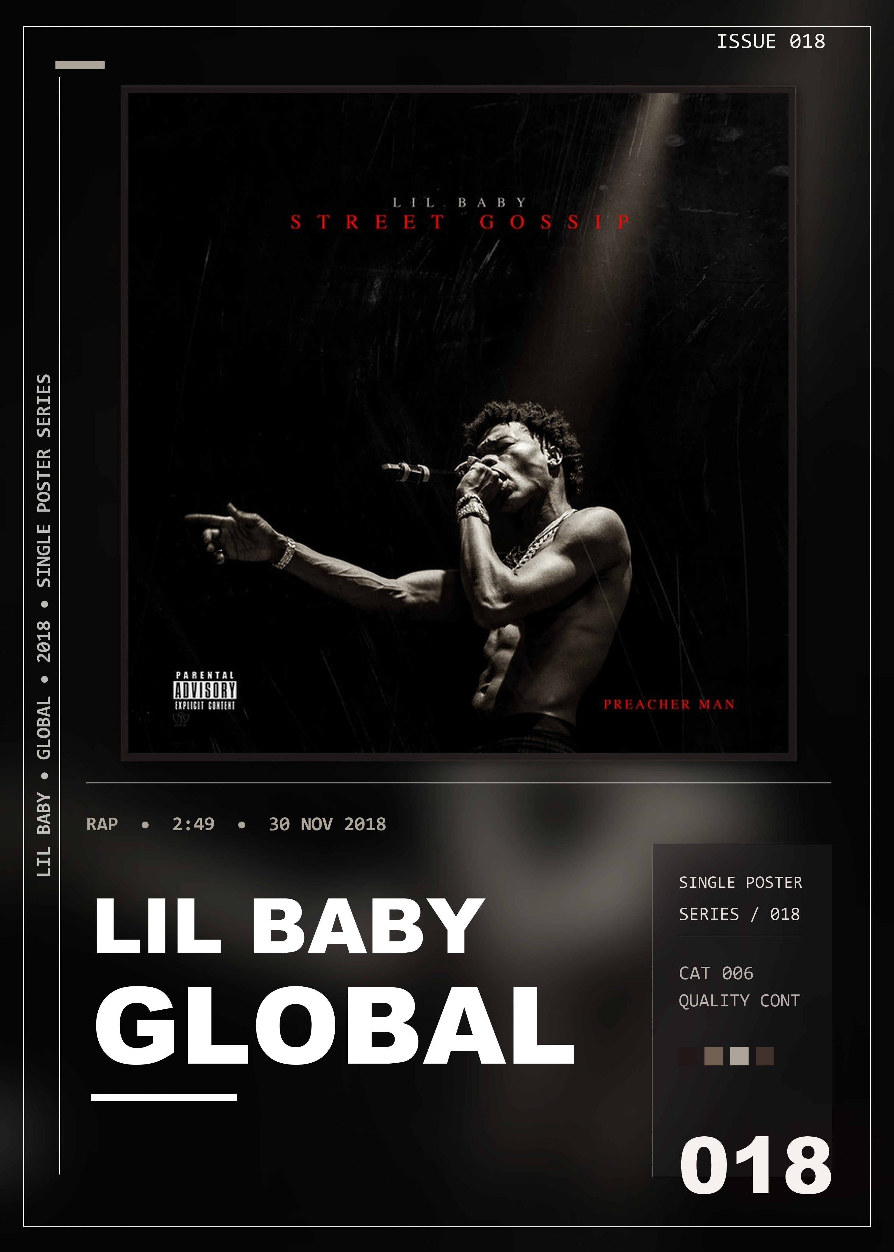 Music poster: Lil Baby - Global