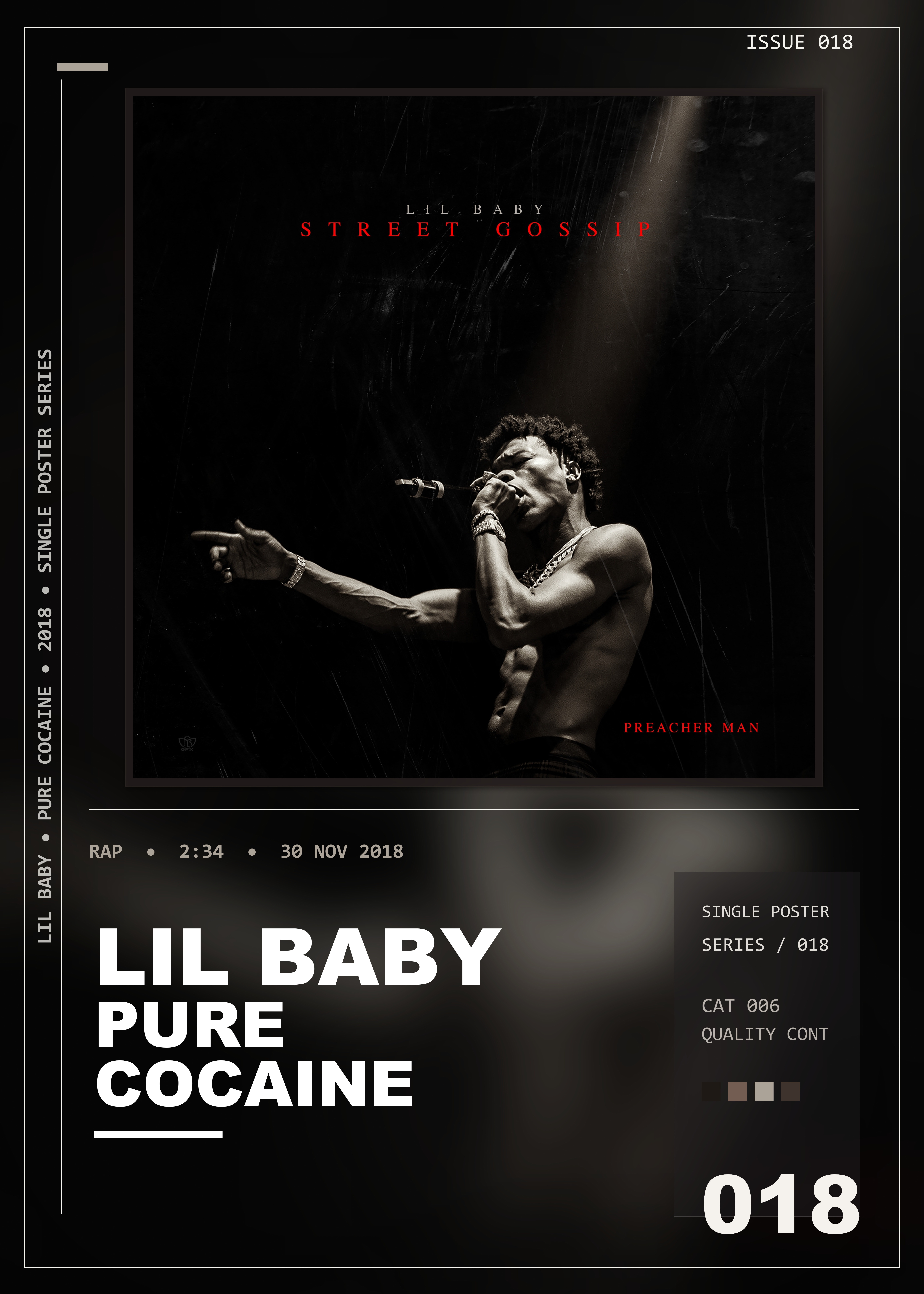 Music poster: Lil Baby - Pure Cocaine
