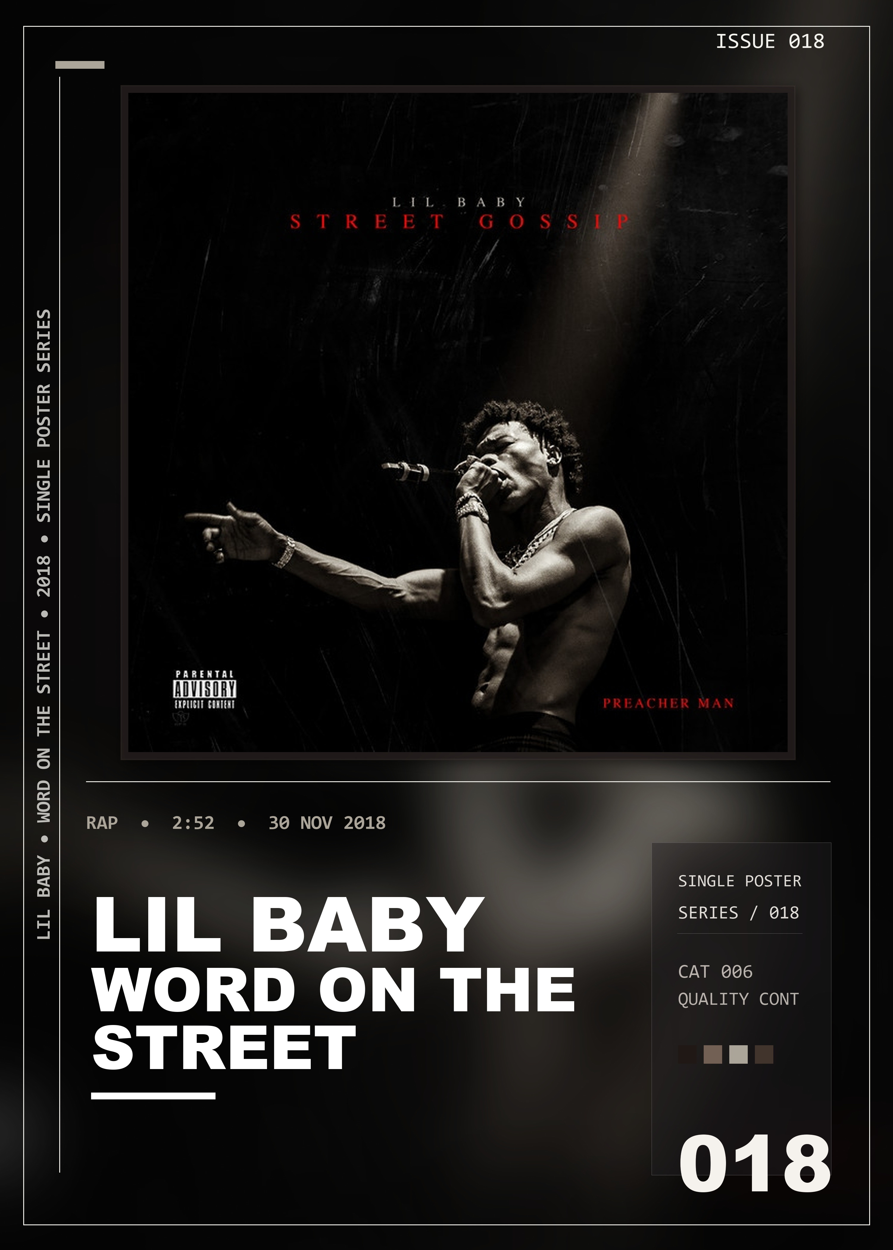 Music poster: Lil Baby - Word On The Street