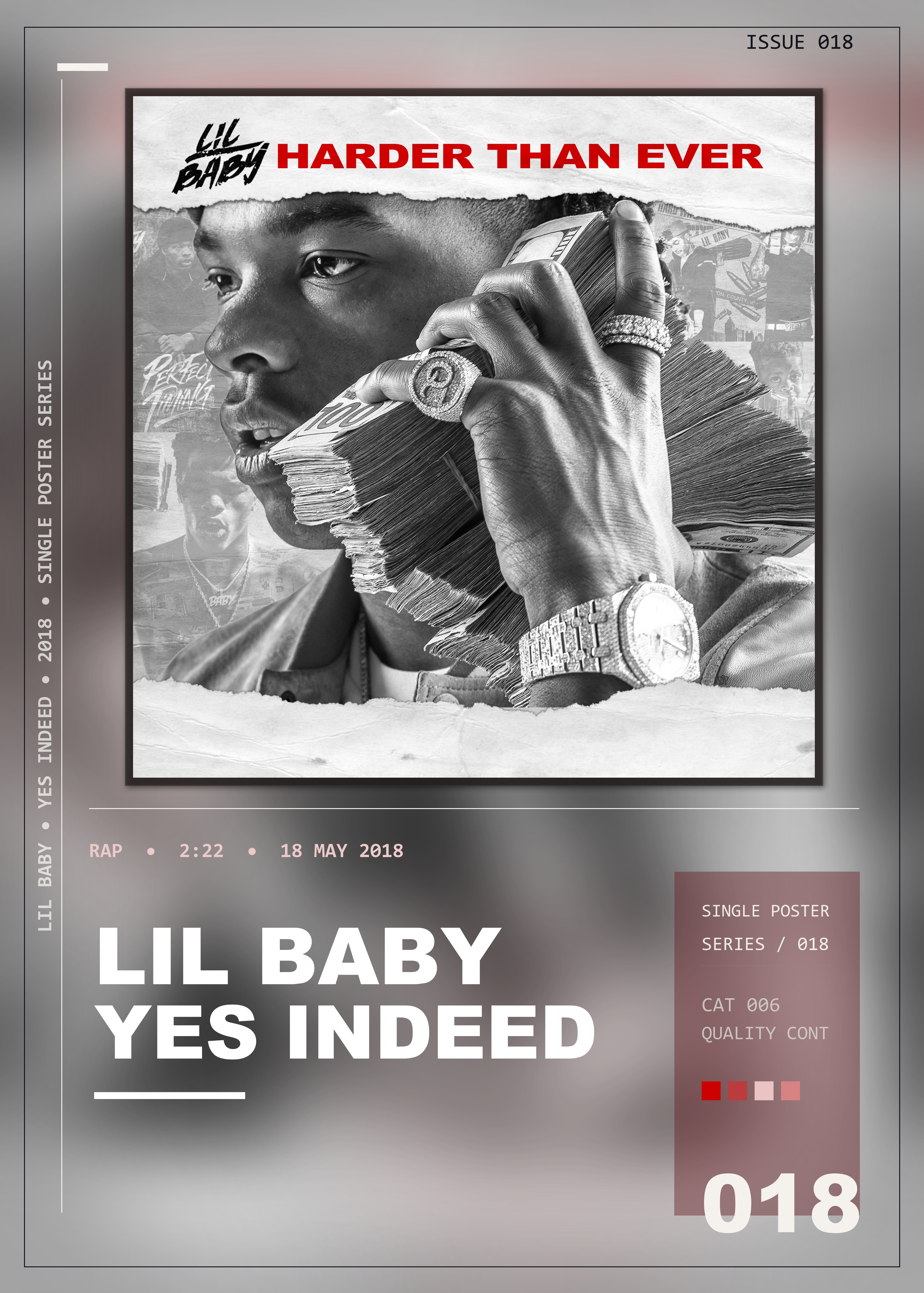 Music poster: Lil Baby - Yes Indeed