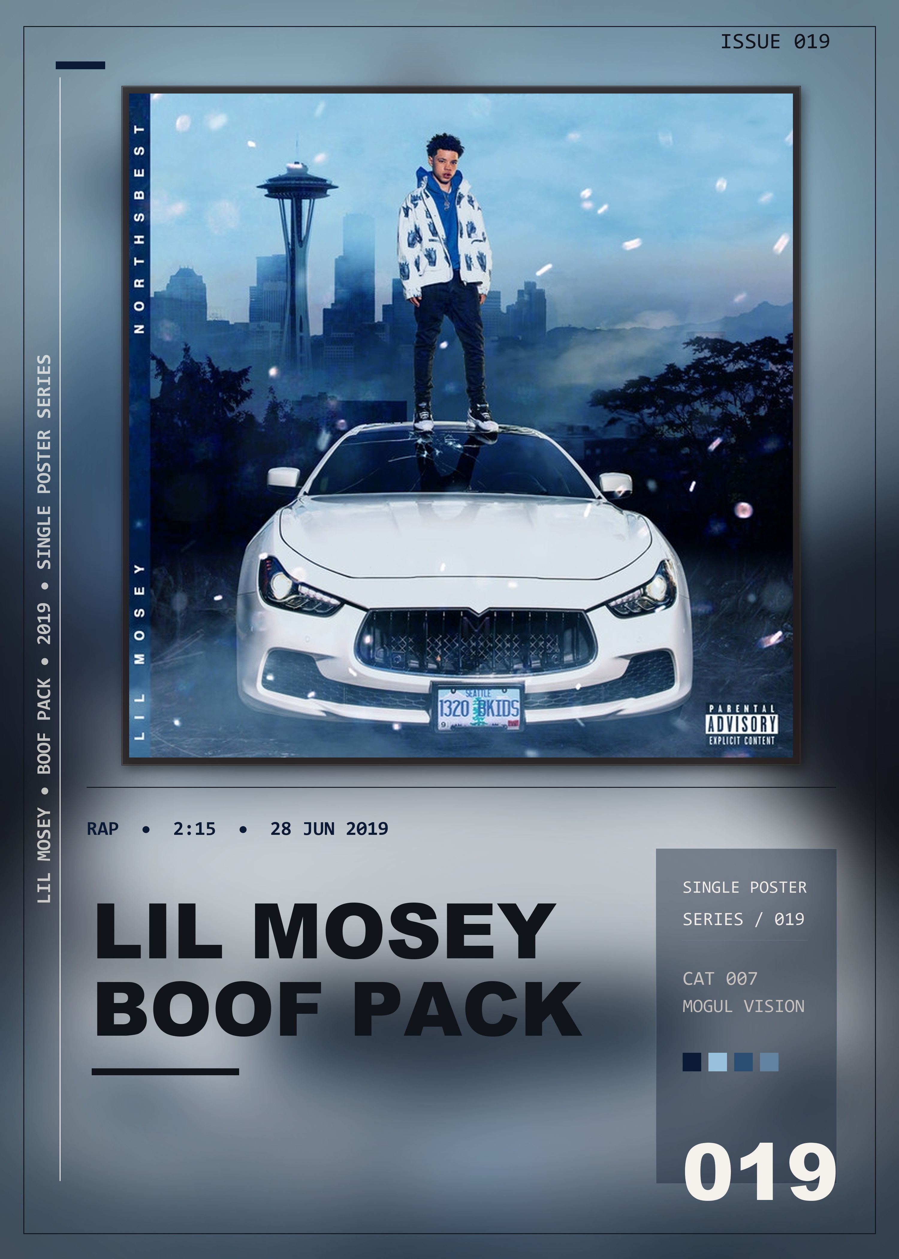 Music poster: Lil Mosey - Boof Pack