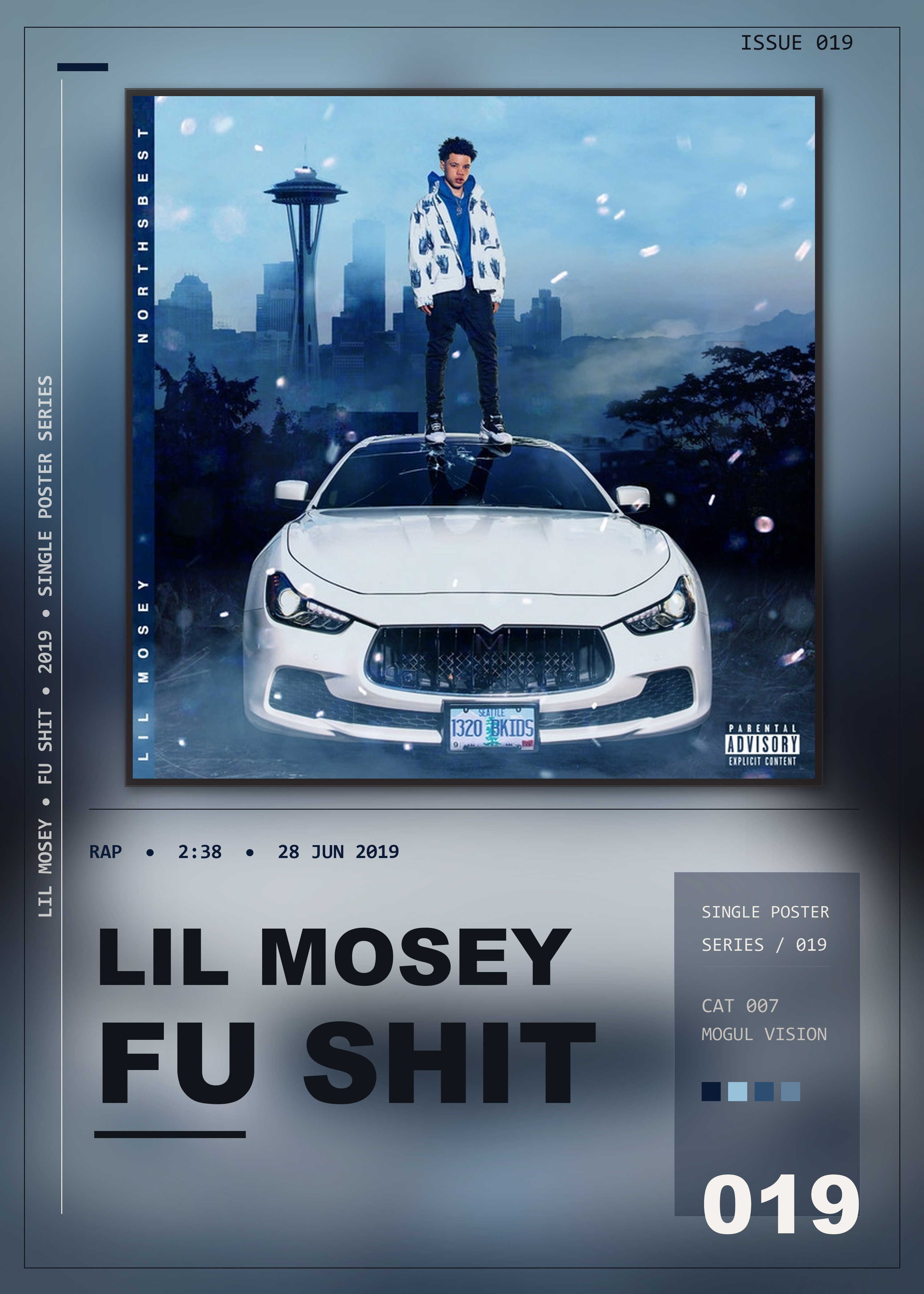 Music poster: Lil Mosey - Fu shit