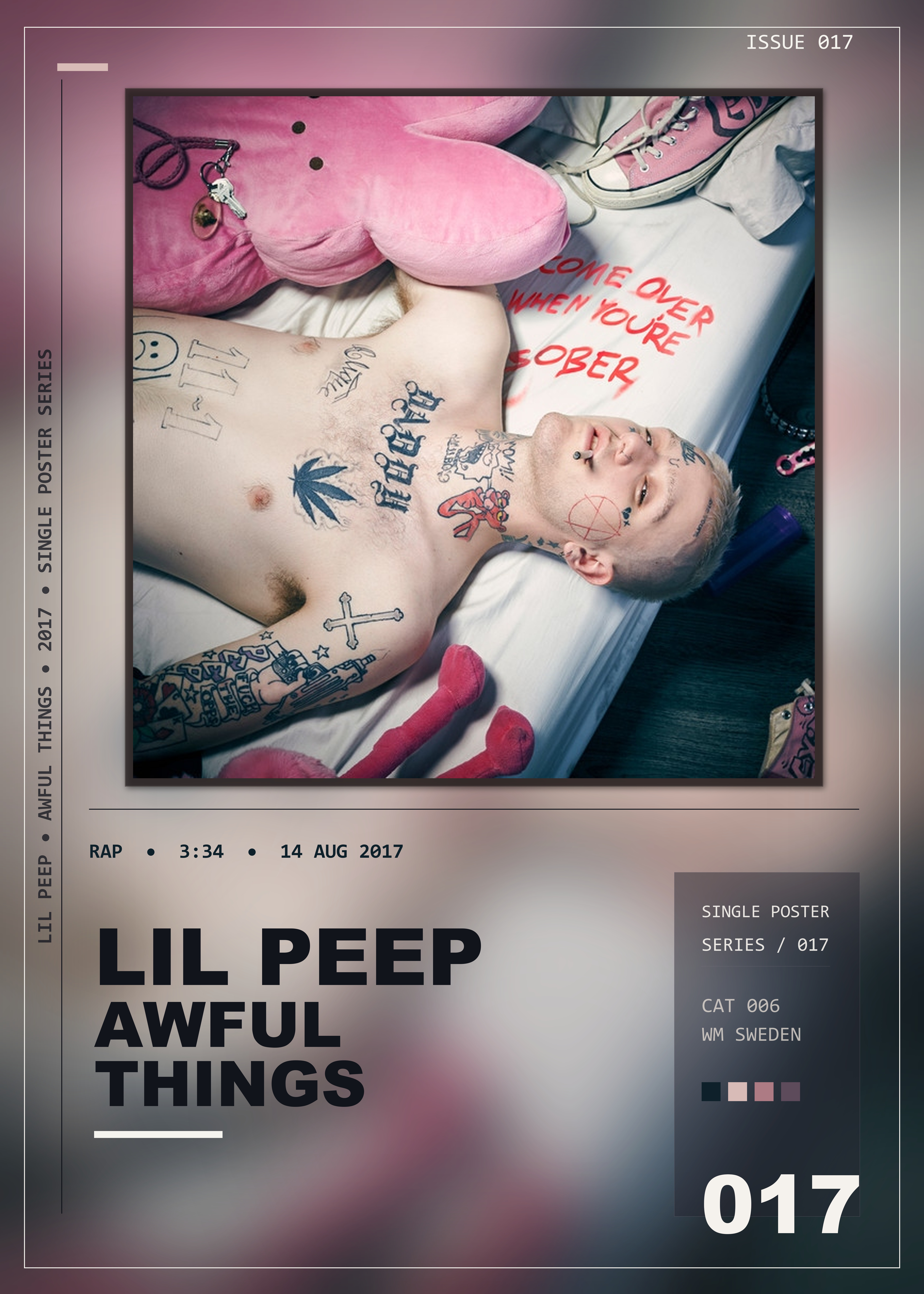 Music poster: Lil Peep - Awful Things