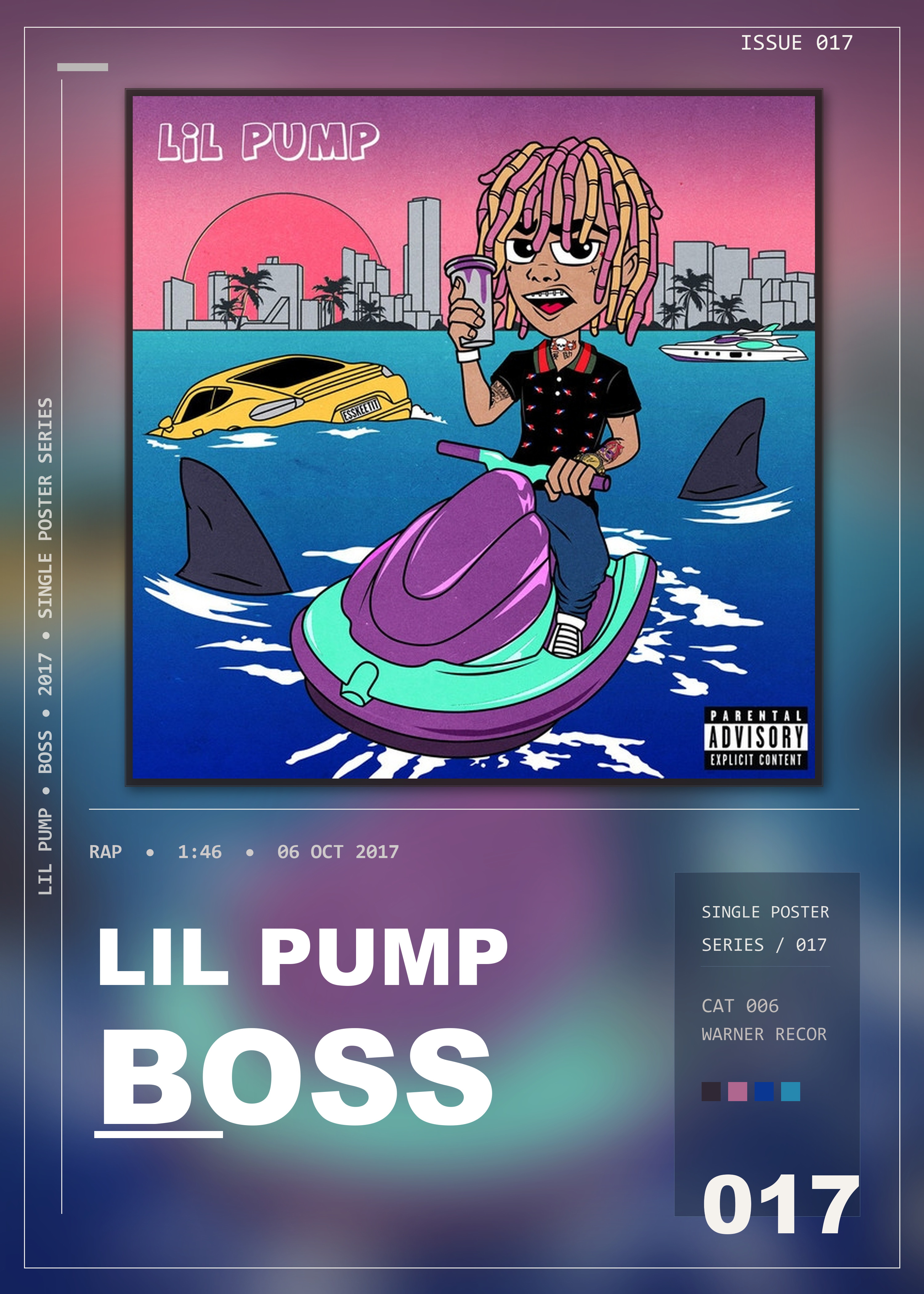 Music poster: Lil Pump - Boss