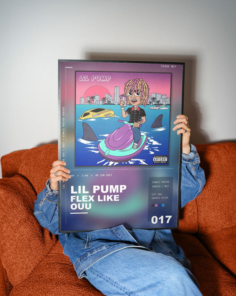 Music poster: Lil Pump - Flex Like Ouu