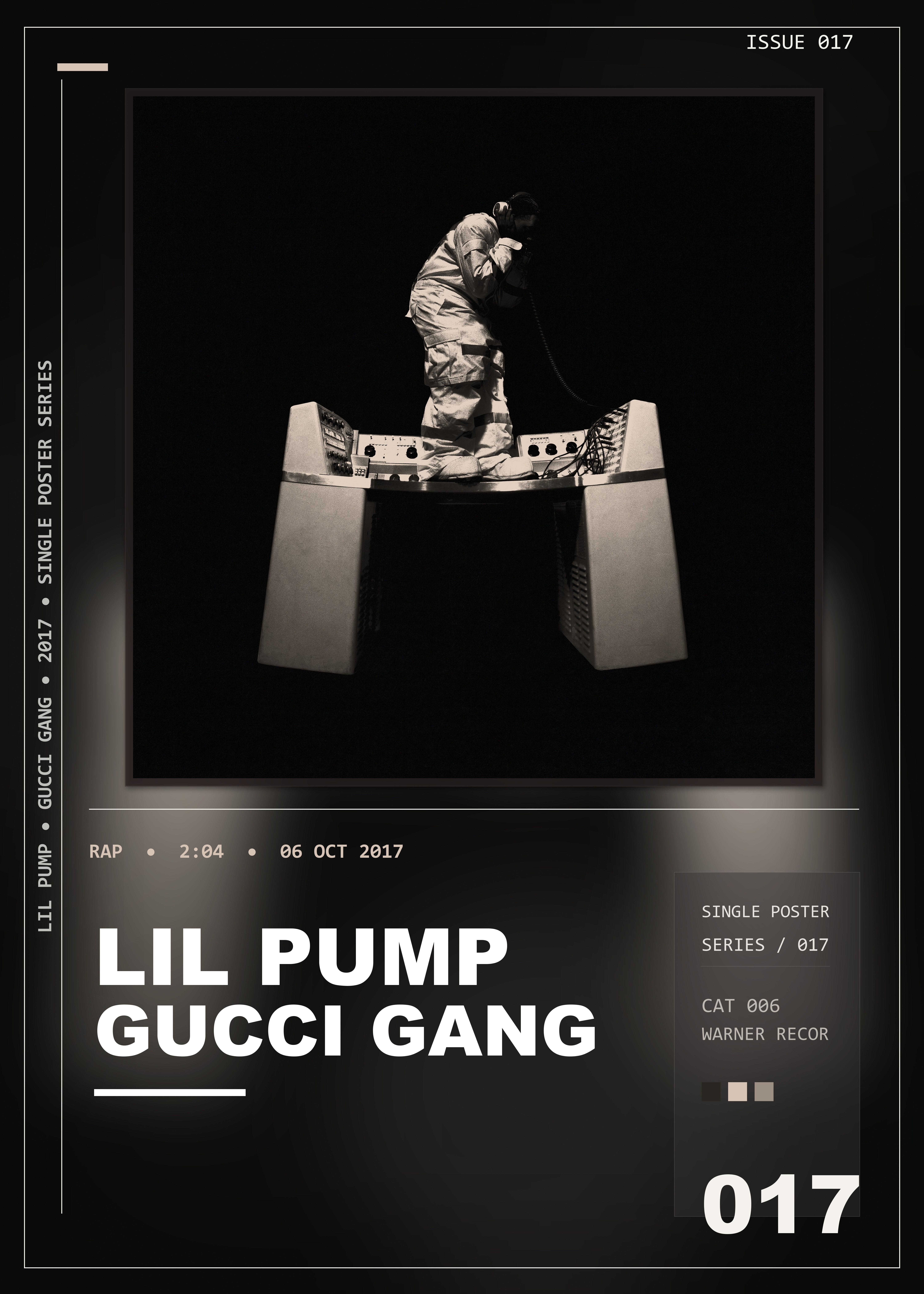 Music poster: Lil Pump - Gucci Gang
