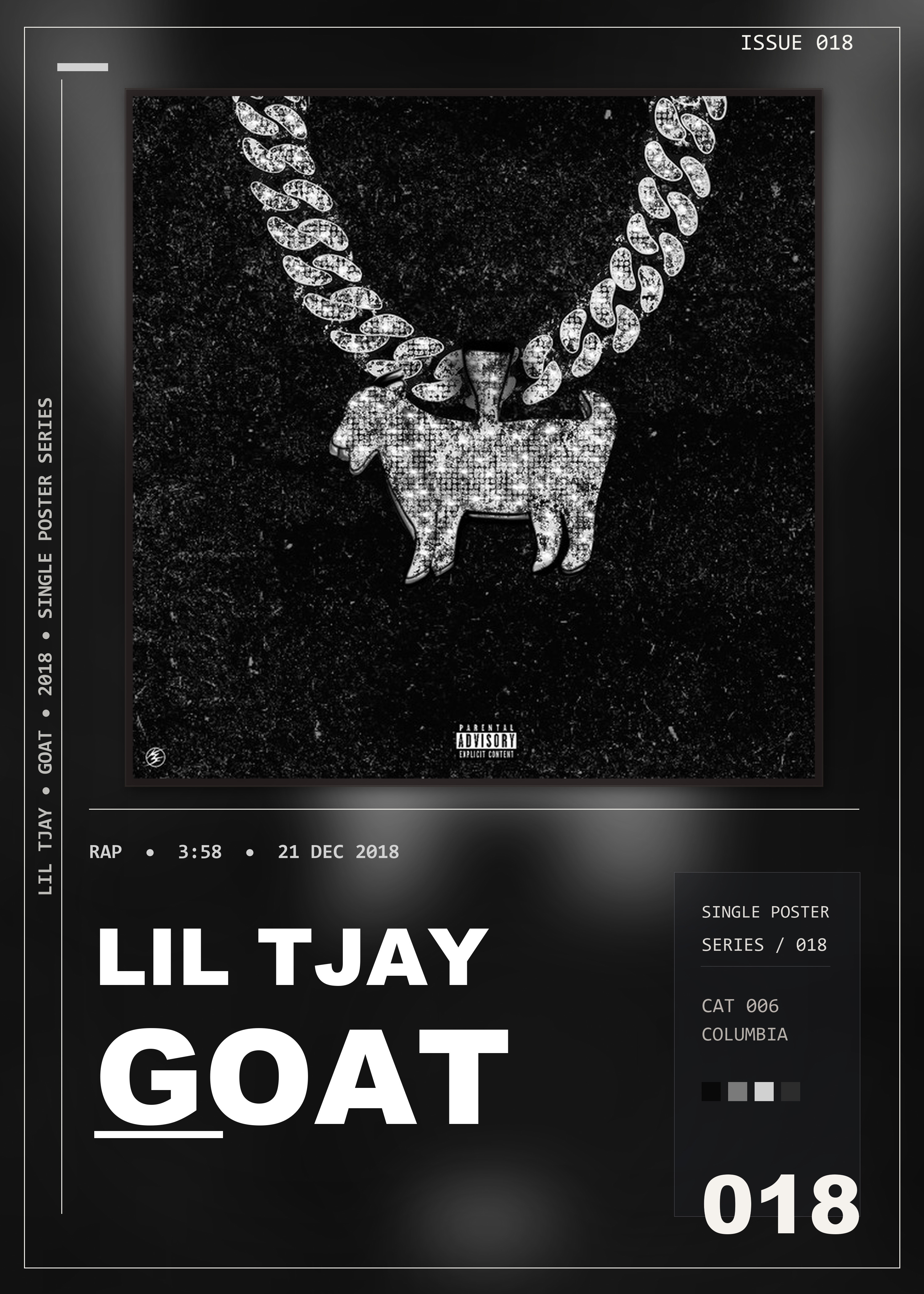 Music poster: Lil Tjay - Goat
