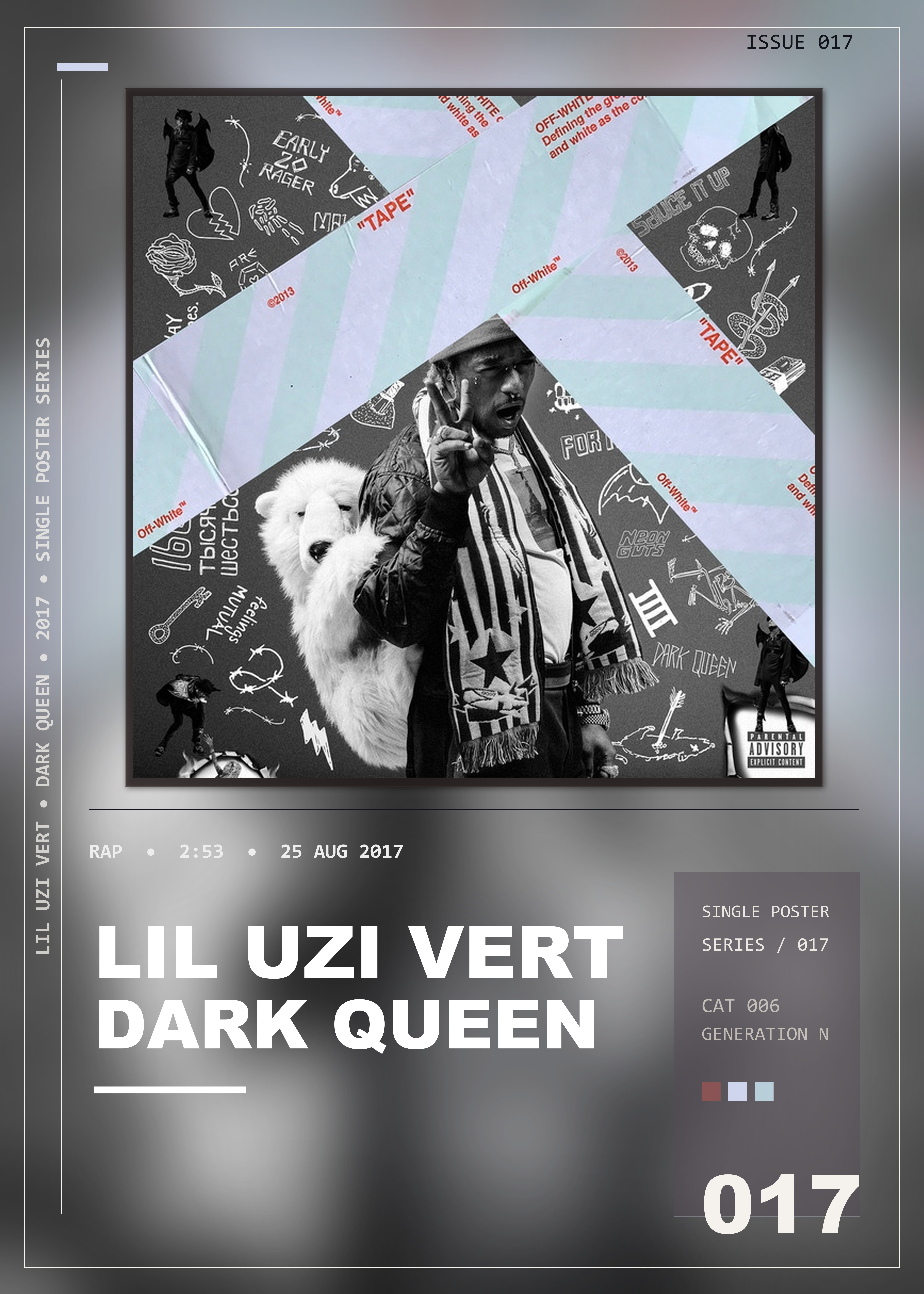 Music poster: Lil Uzi Vert - Dark Queen