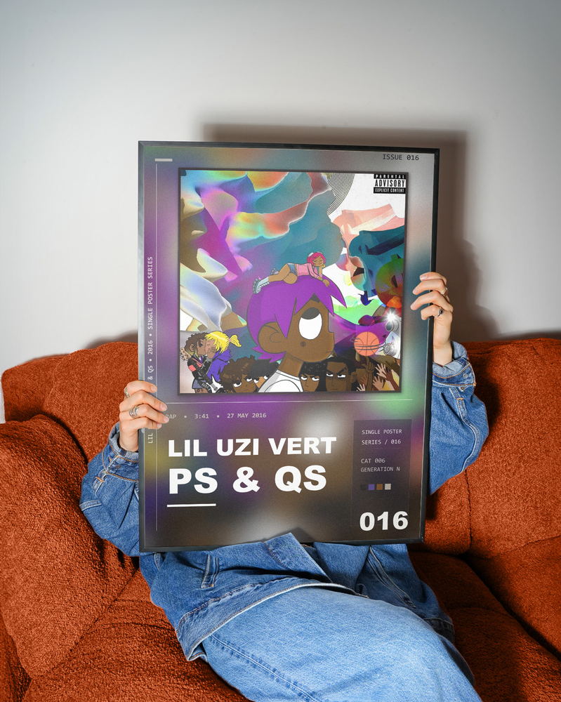 Music poster: Lil Uzi Vert - Ps Qs
