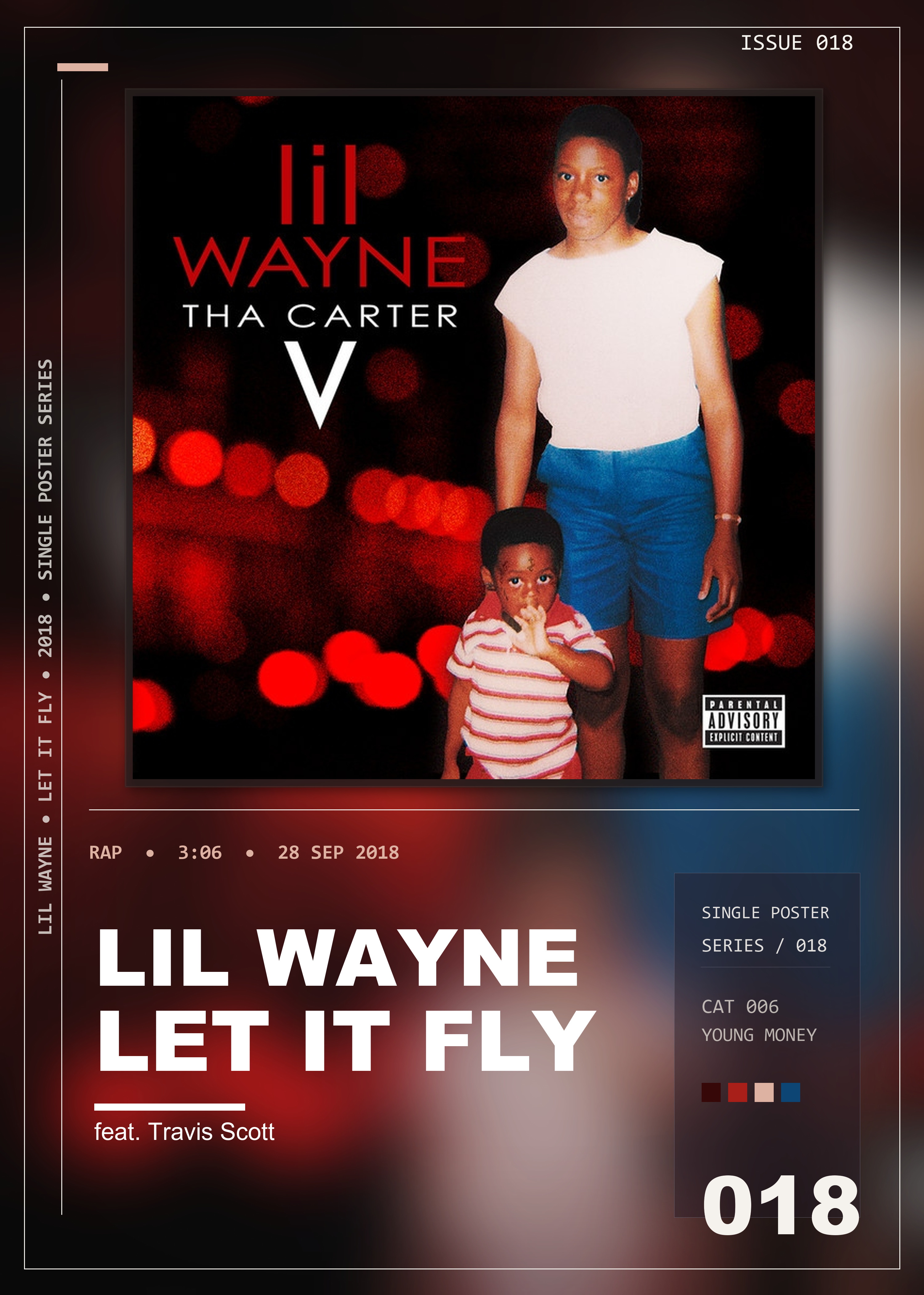 Music poster: Lil Wayne - Let It Fly feat Travis Scott