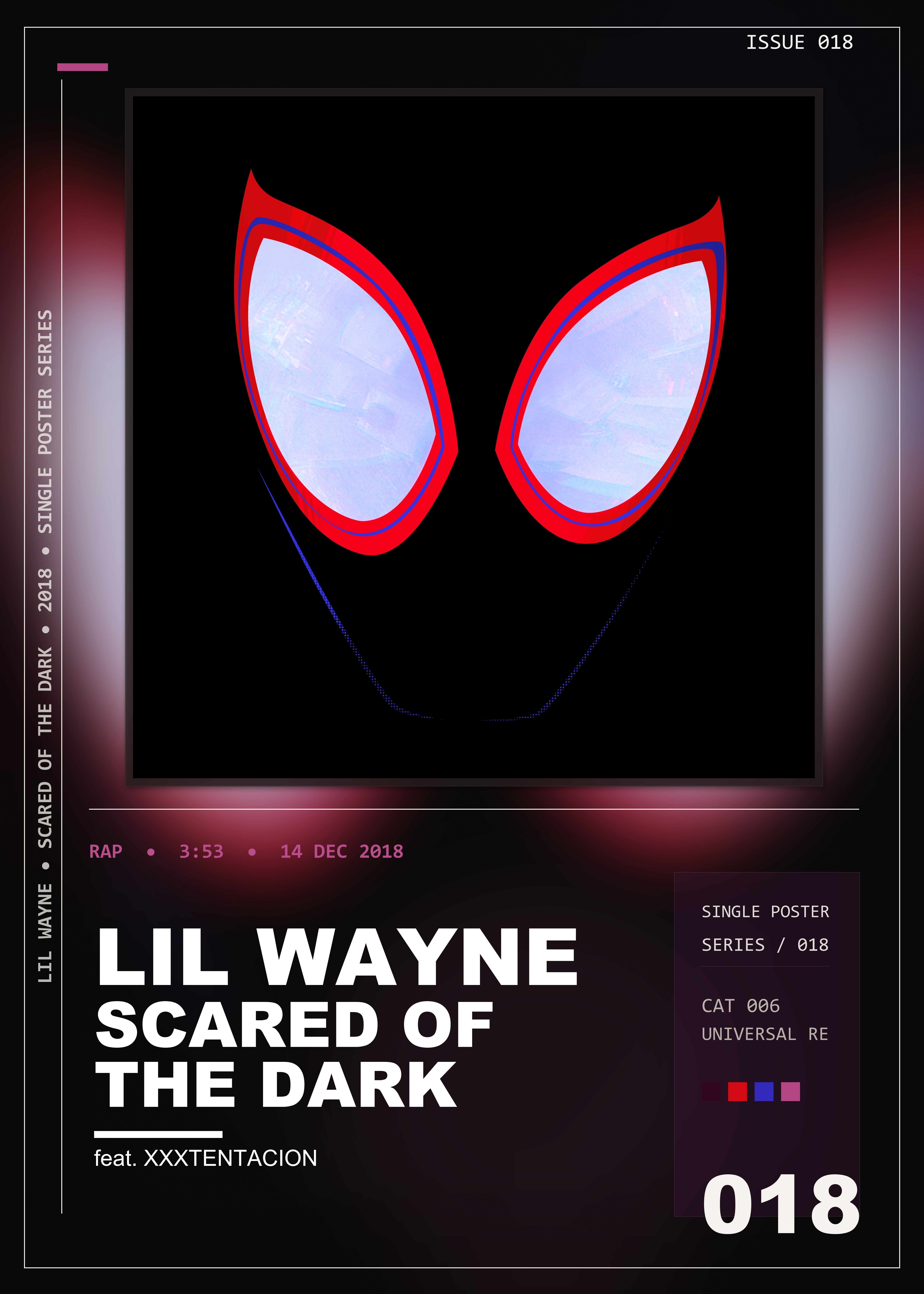 Music poster: Lil Wayne - Scared of the Dark feat XXXTENTACION