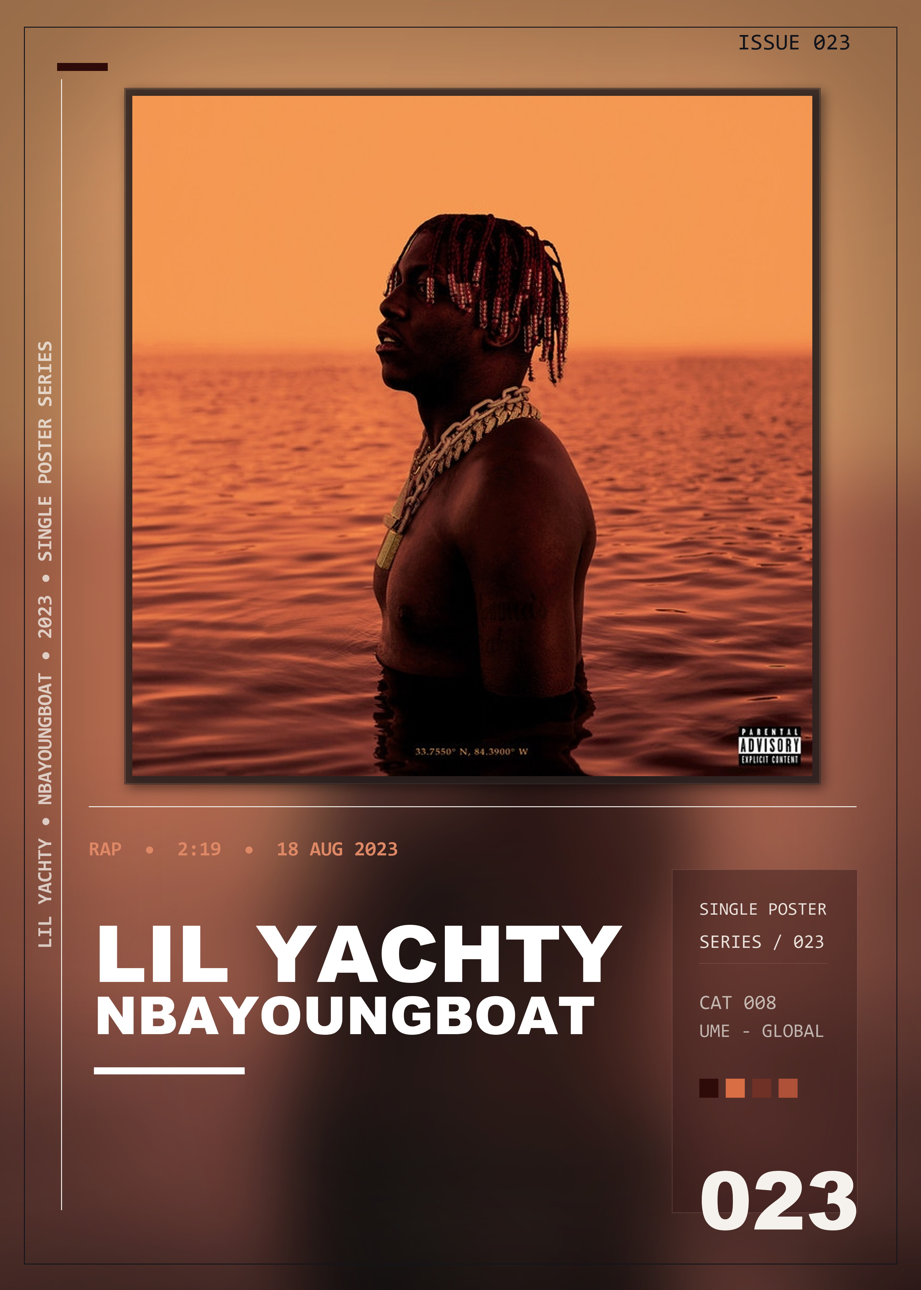 Music poster: Lil Yachty - NBAYOUNGBOAT