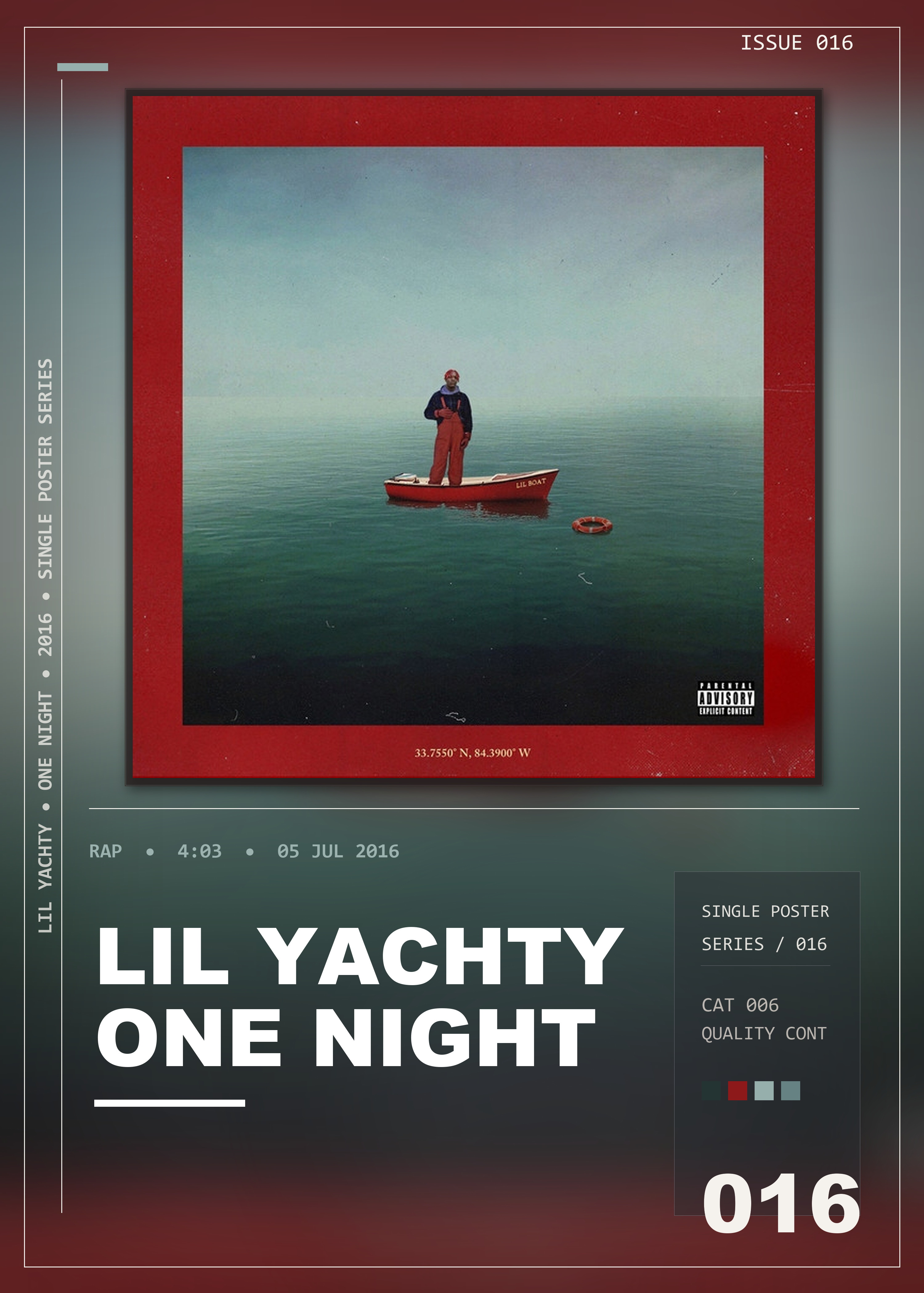 Music poster: Lil Yachty - One Night