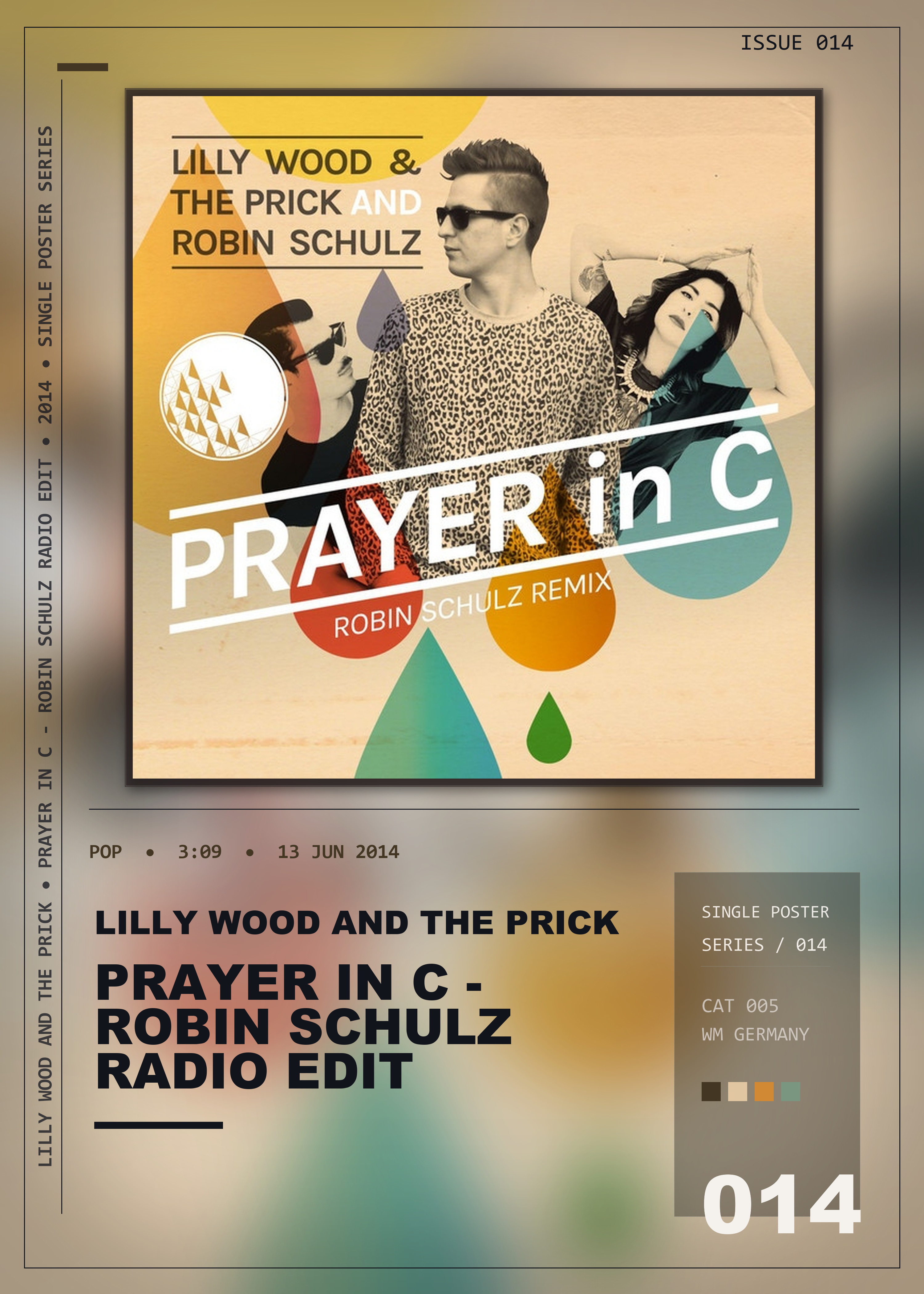 Music poster: Lilly Wood and The Prick - Prayer in C - Robin Schulz Radio Edit