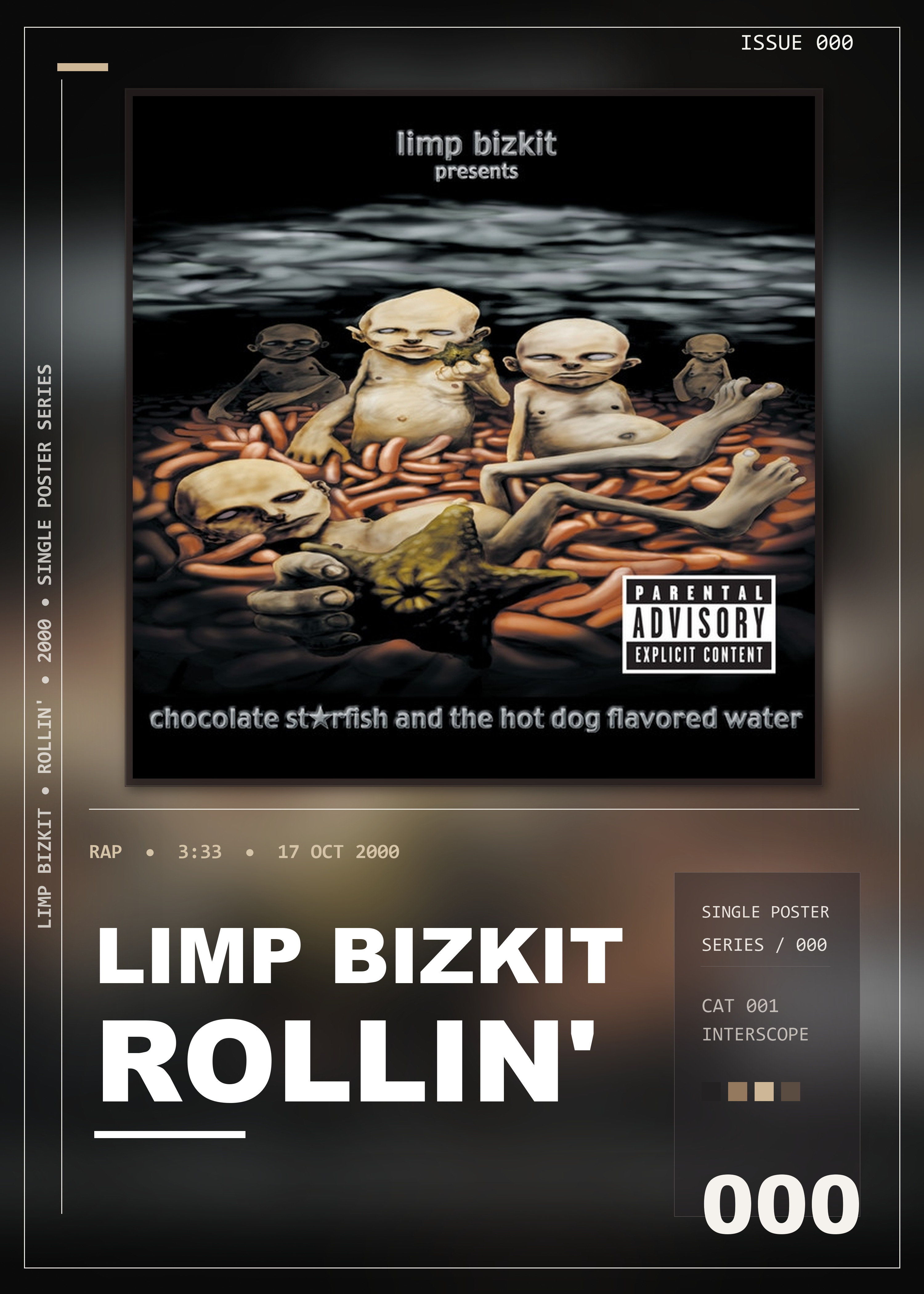 Music poster: Limp Bizkit - Rollin Air Raid Vehicle