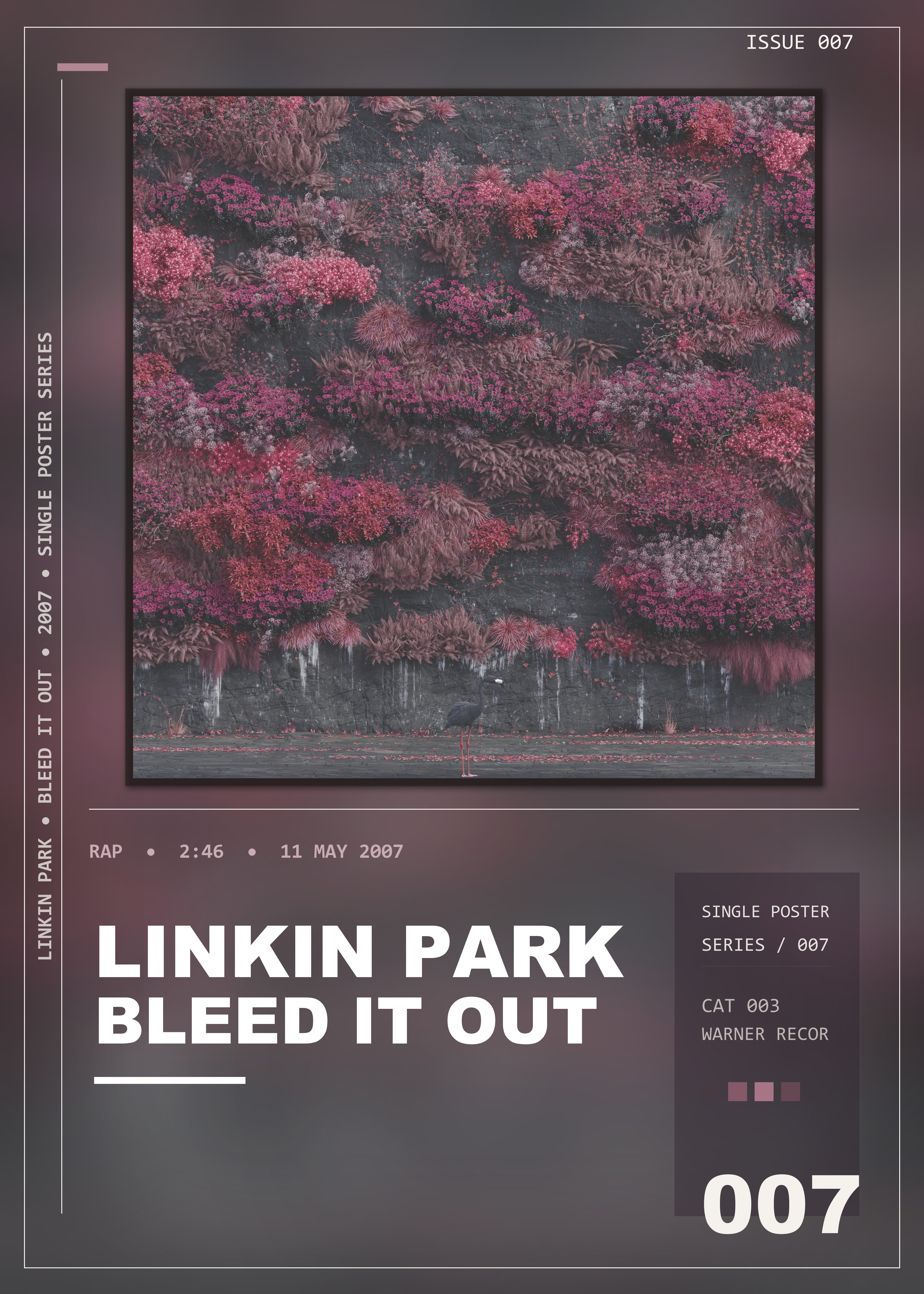 Music poster: Linkin Park - Bleed It Out