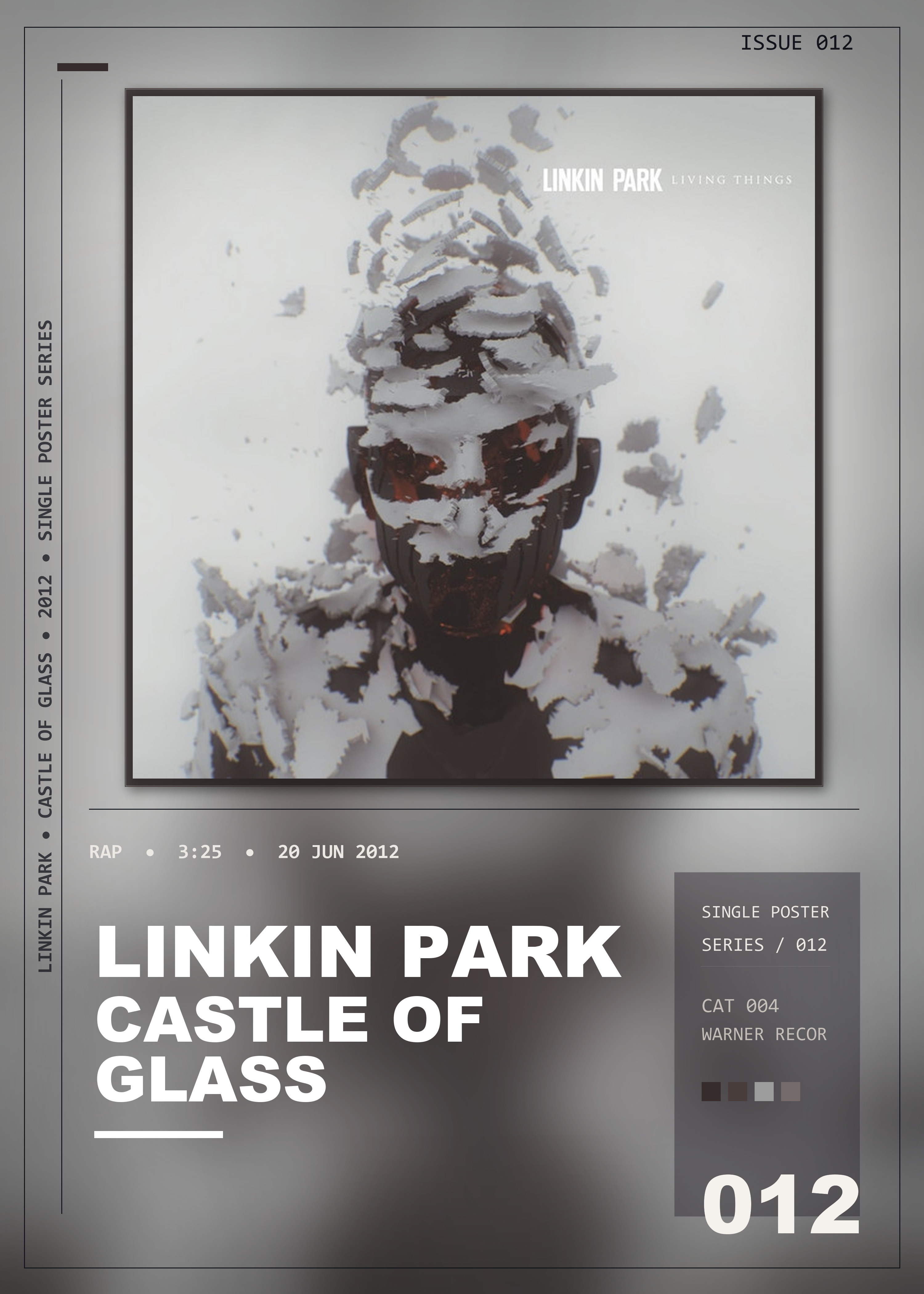 Music poster: Linkin Park - CASTLE OF GLASS