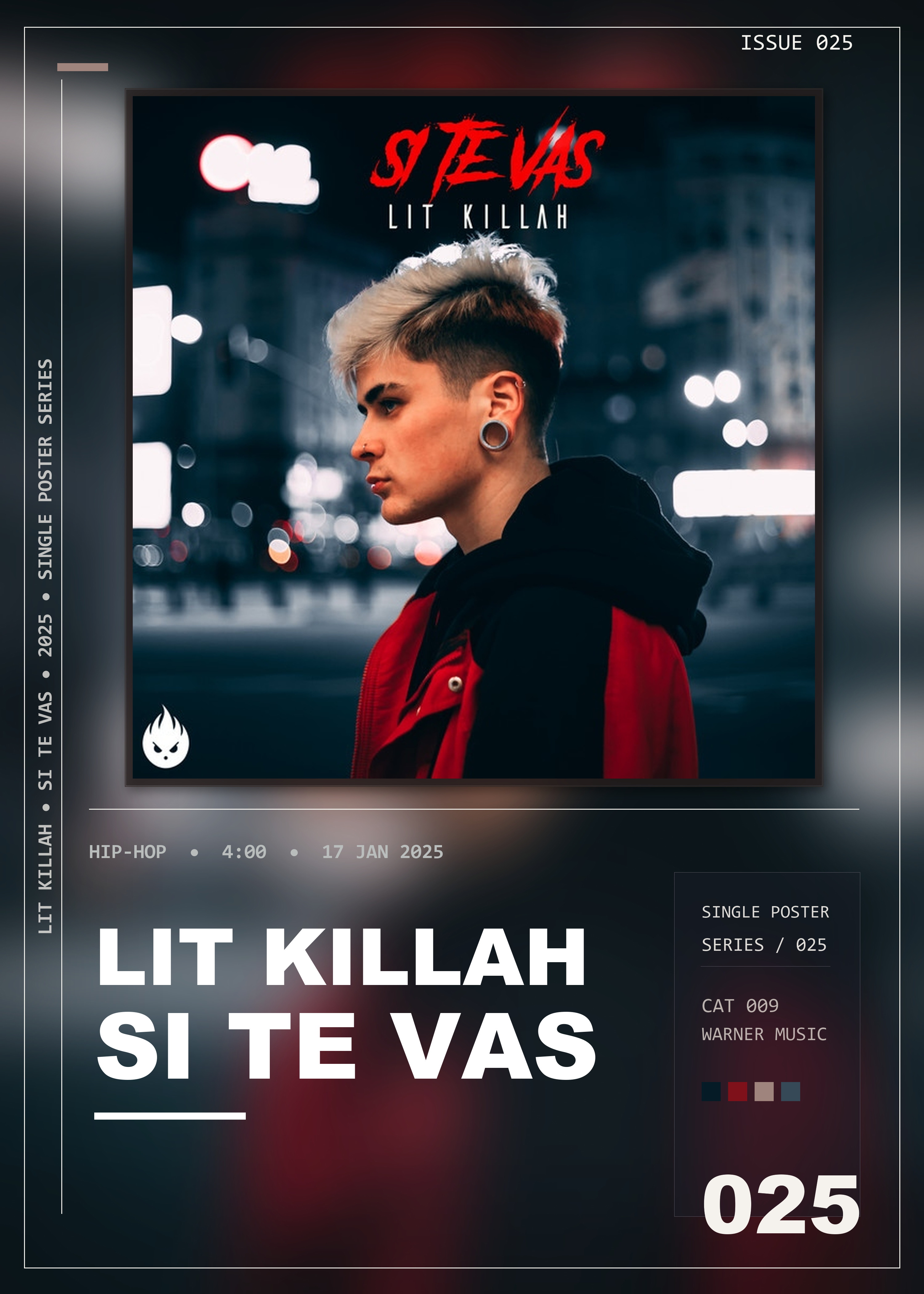 Music poster: Lit Killah - Si Te Vas