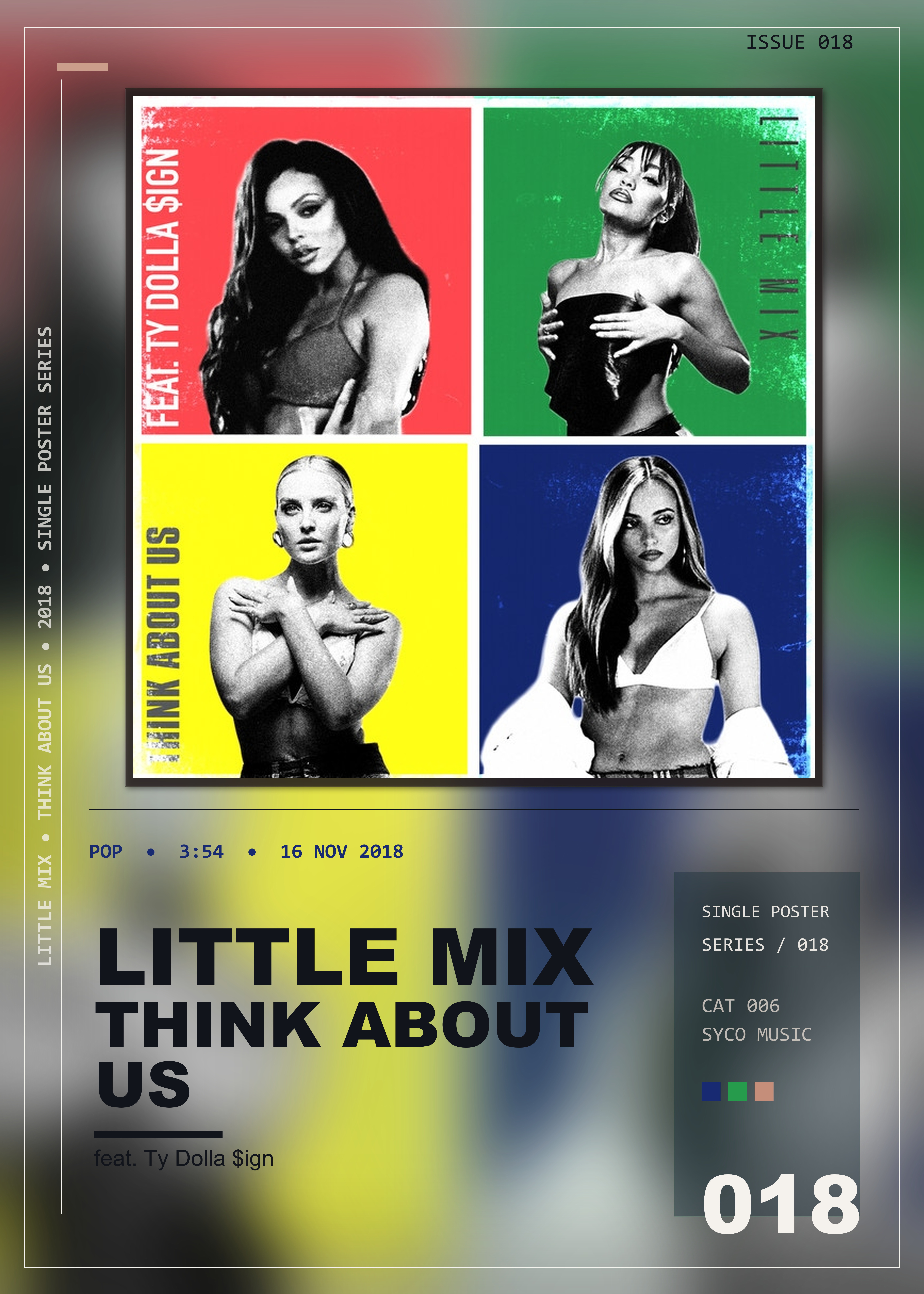 Music poster: Little Mix - Think About Us feat Ty Dolla ign
