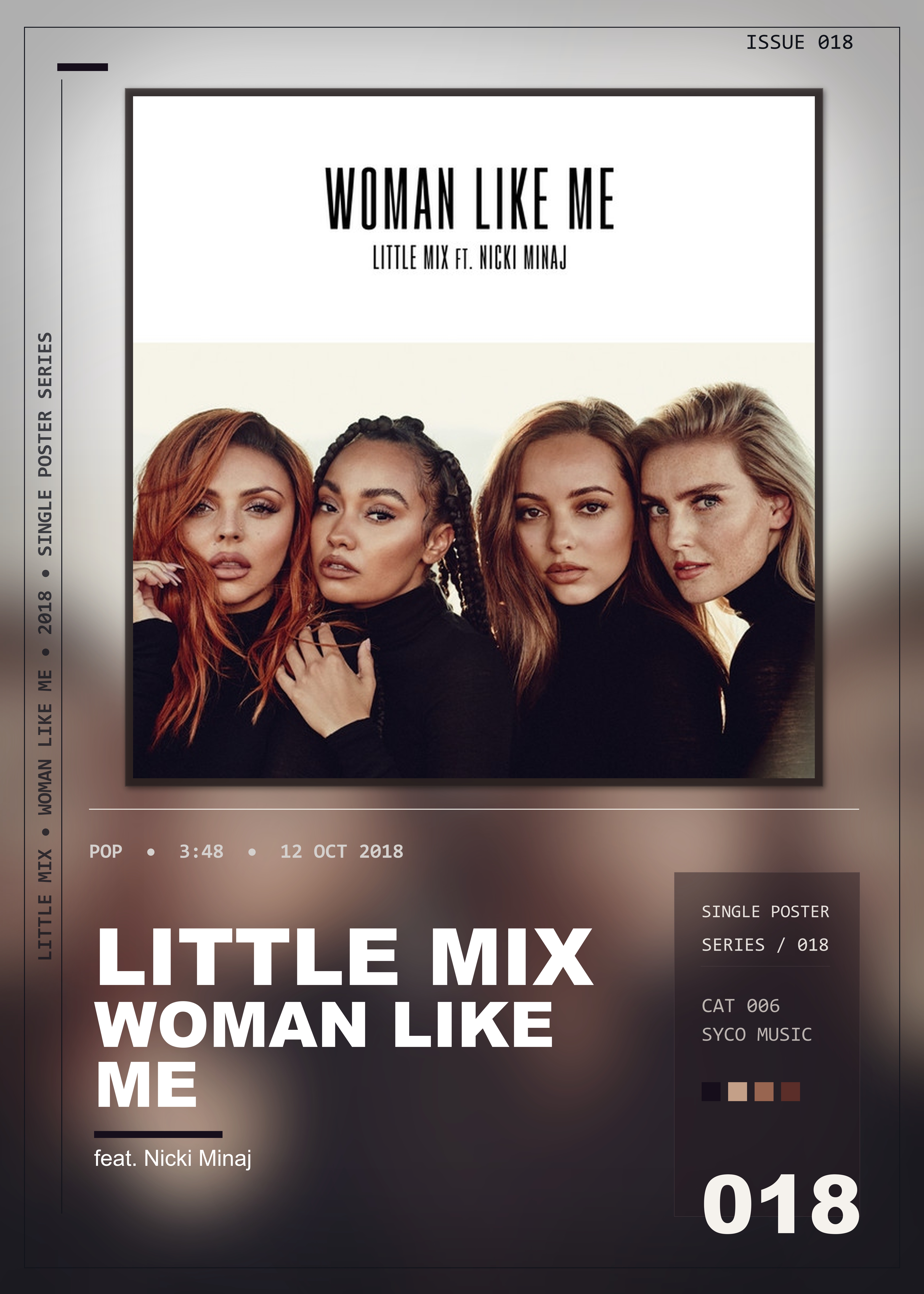 Music poster: Little Mix - Woman Like Me feat Nicki Minaj