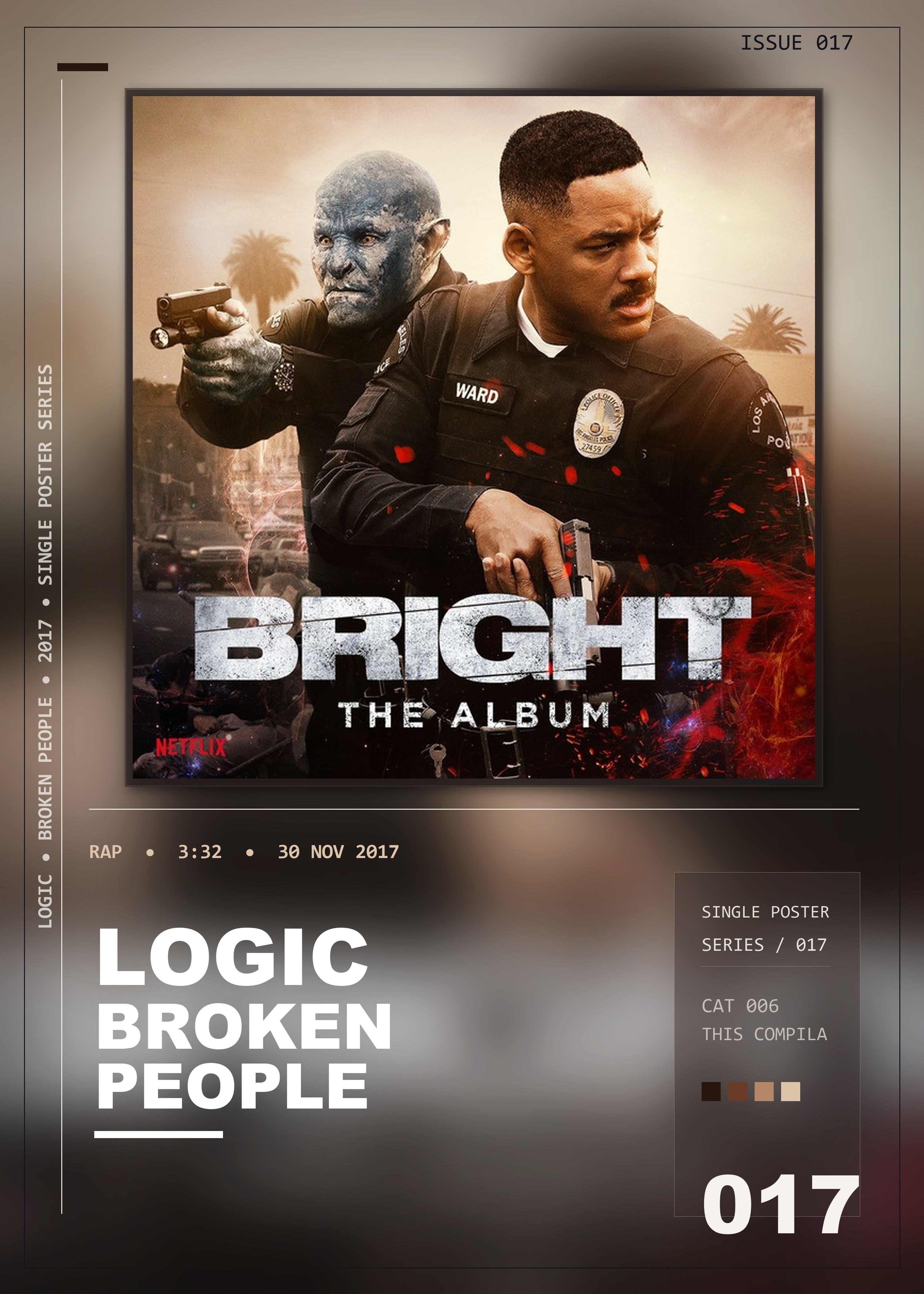 Music poster: Logic - Broken People with Logic RagnBone Man