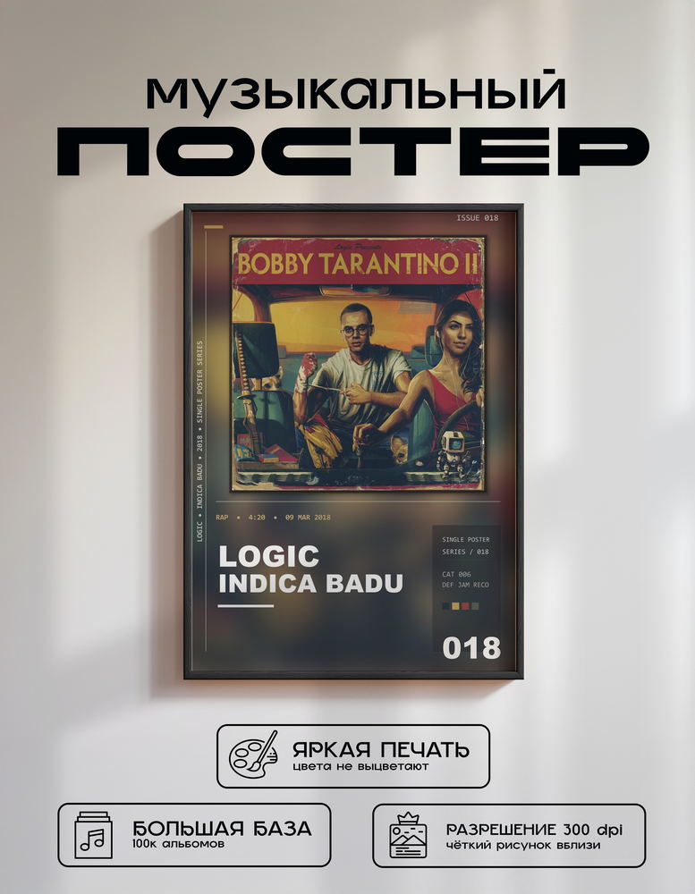 Music poster: Logic - Indica Badu