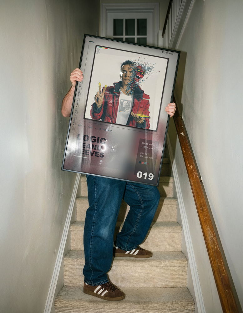 Music poster: Logic - Keanu Reeves