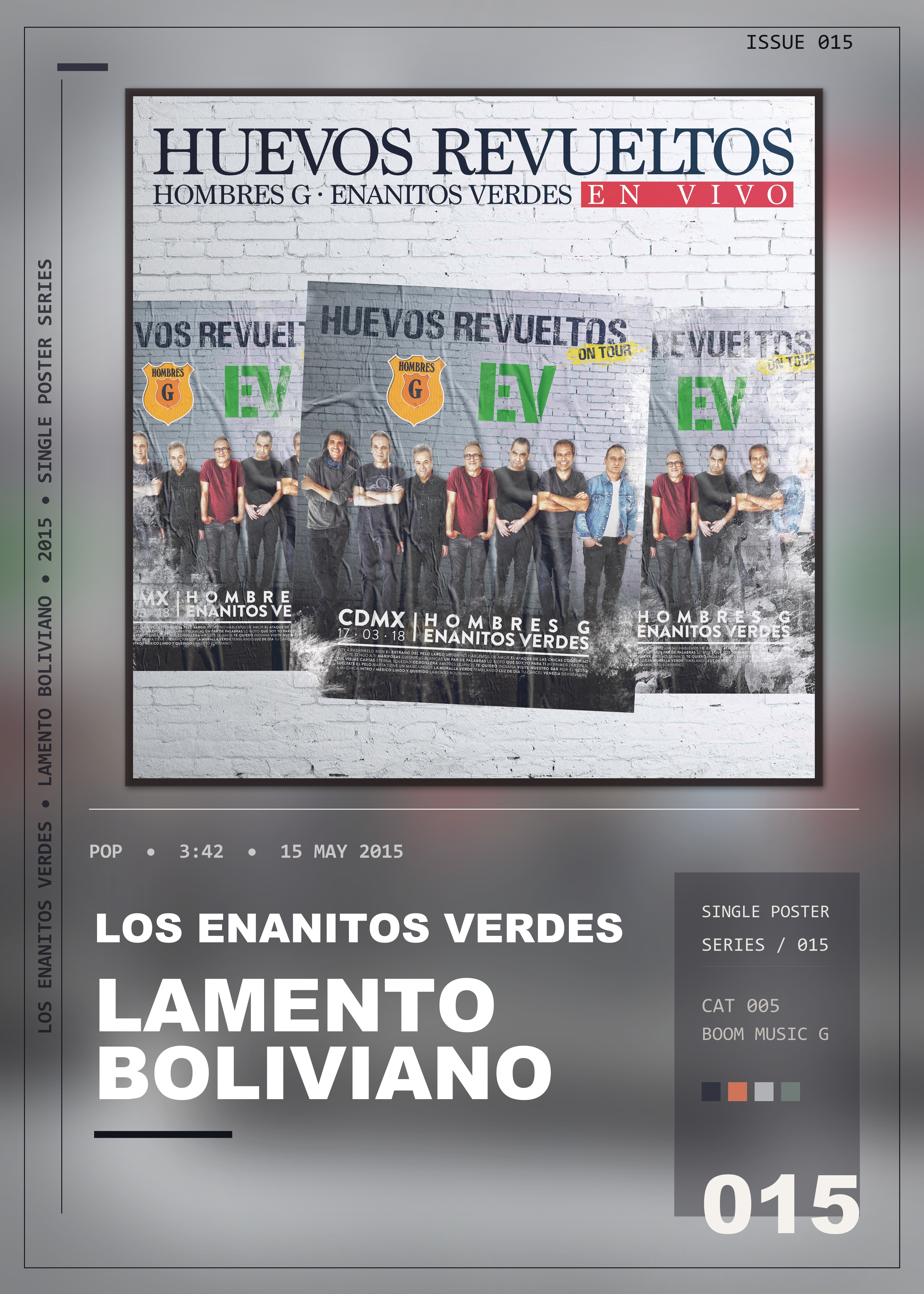 Music poster: Los Enanitos Verdes - Lamento Boliviano