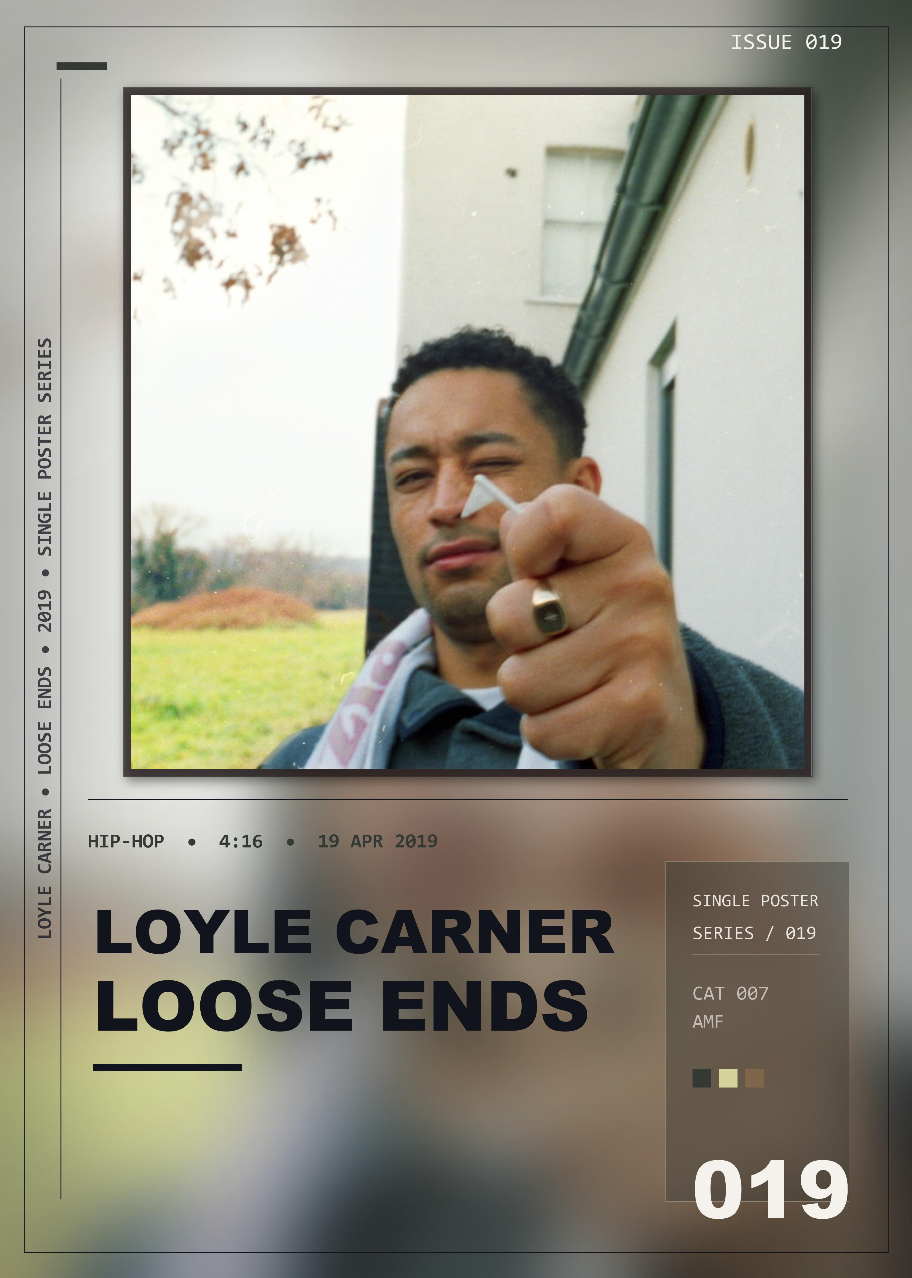 Music poster: Loyle Carner - Loose Ends