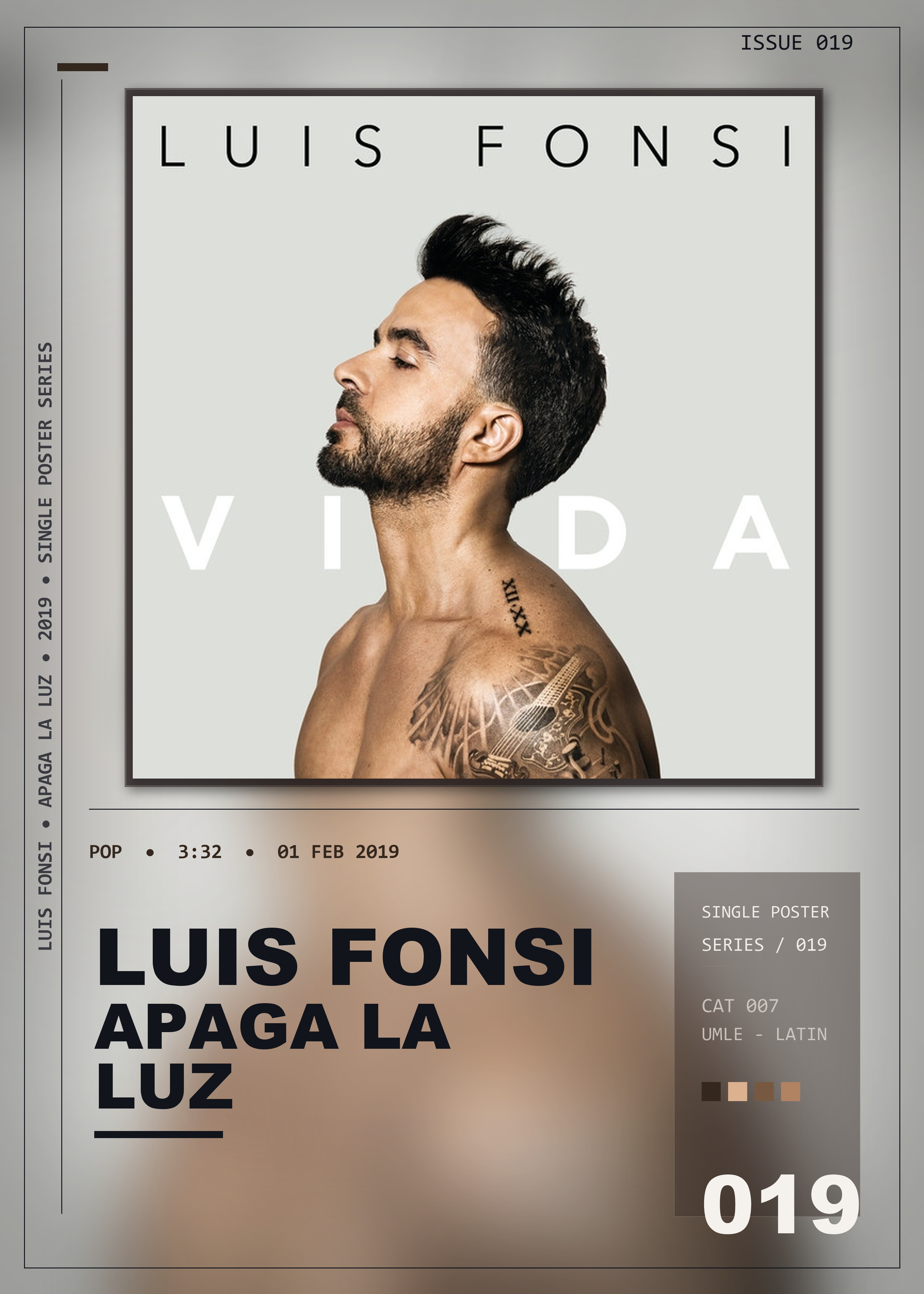Music poster: Luis Fonsi - Apaga La Luz