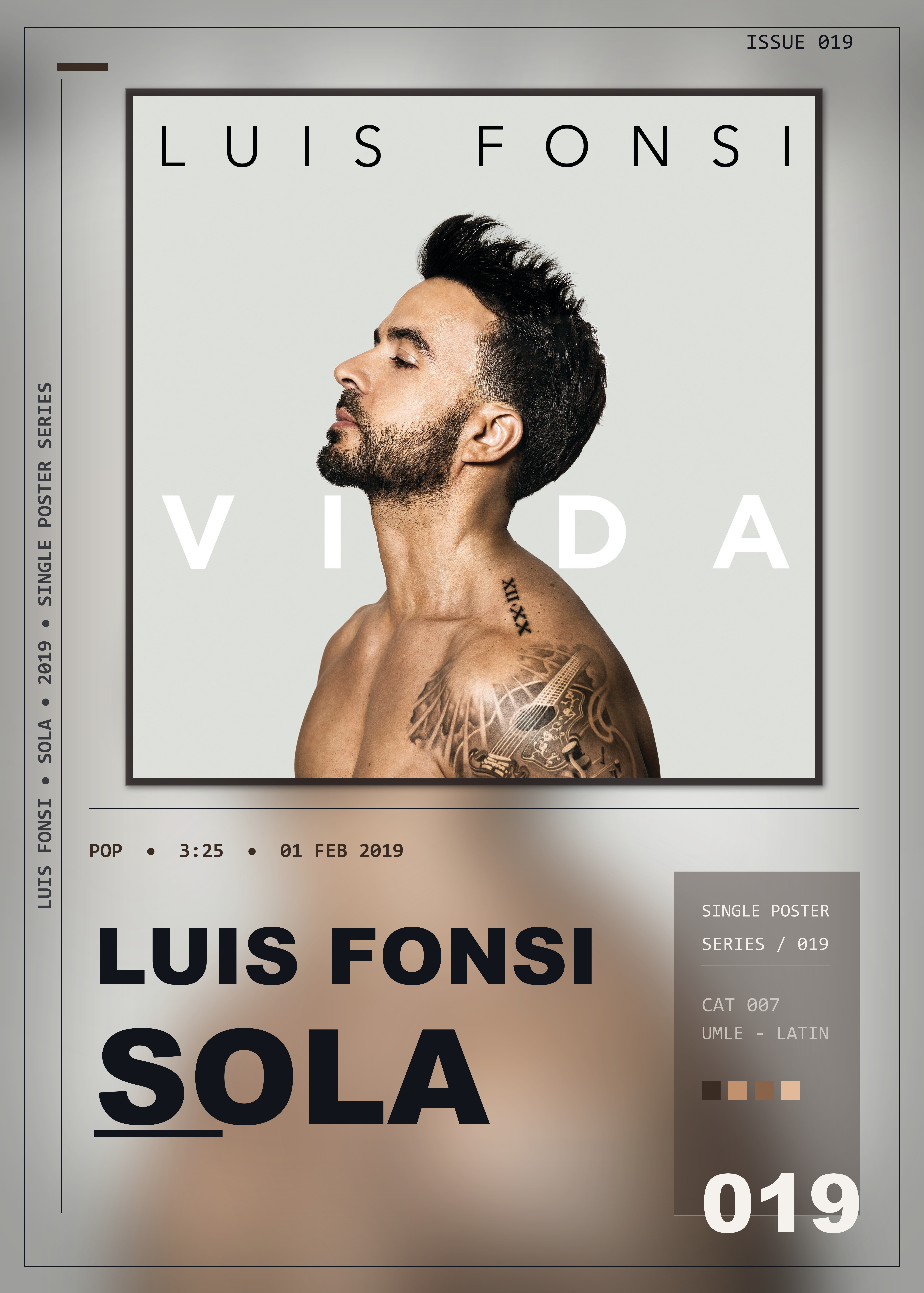 Music poster: Luis Fonsi - Sola