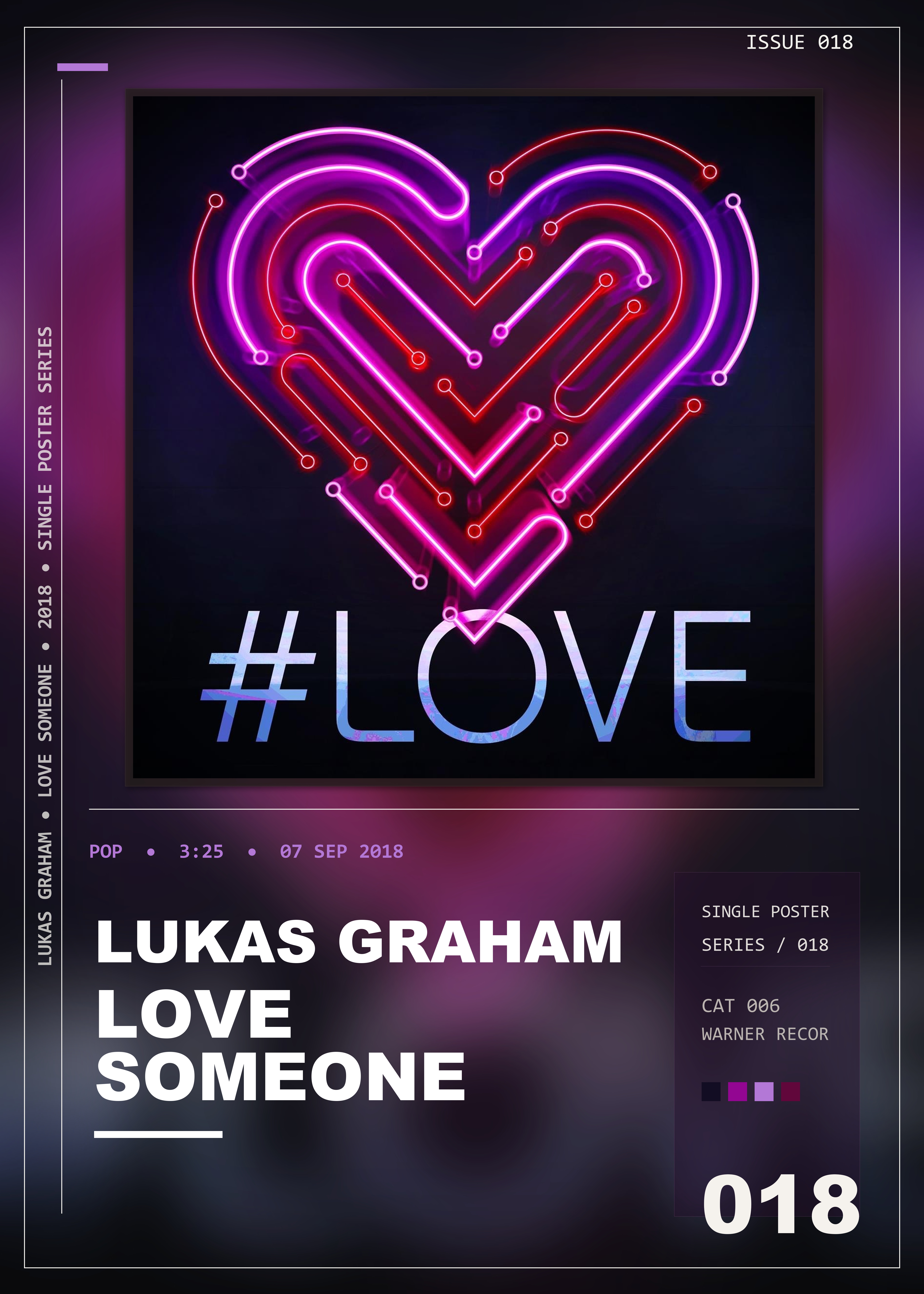 Music poster: Lukas Graham - Love Someone