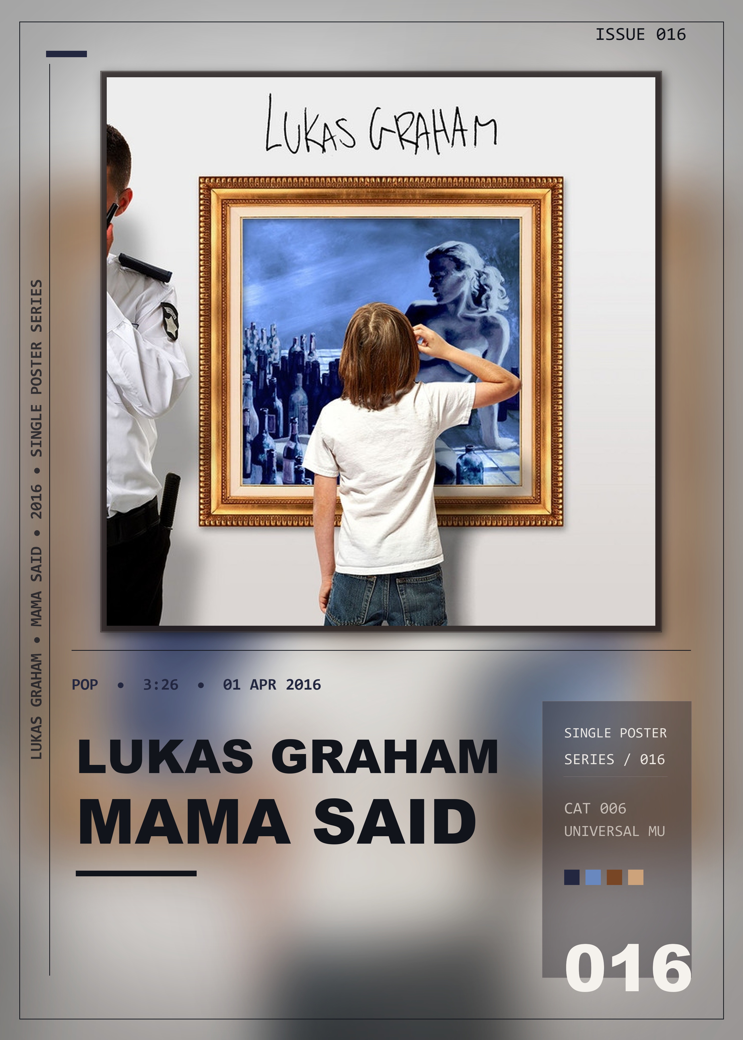 Music poster: Lukas Graham - Mama Said